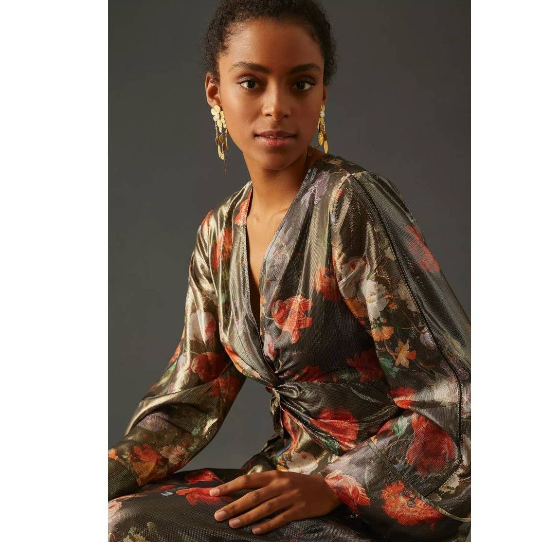 Anthropologie New Anthropologie Caballero Deep V-Neck Maxi Dress $248 XS Size XS / US 0-2 / IT 36-38 - 2 Thumbnail