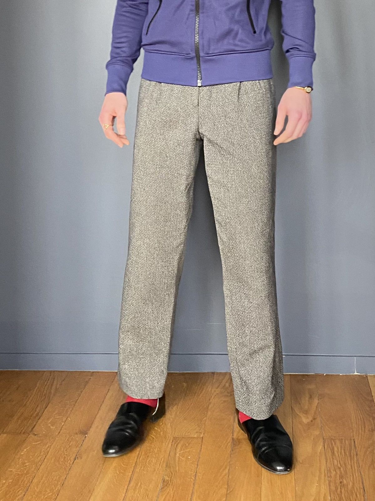 Vintage Vintage, unknown brand - Grey smart pants - 2019 Size US 28 / EU 44 - 1 Thumbnail