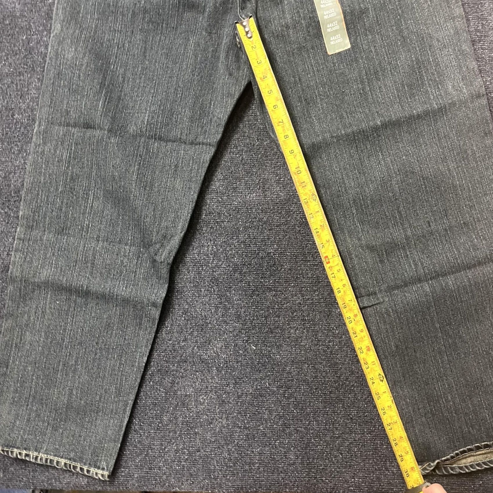 Vintage Arizona Jean Company Jeans Men 44 Big & Tall Stone Denim Relaxed Fit Blue 31 Inseam Size US 44 / EU 60 - 7 Thumbnail