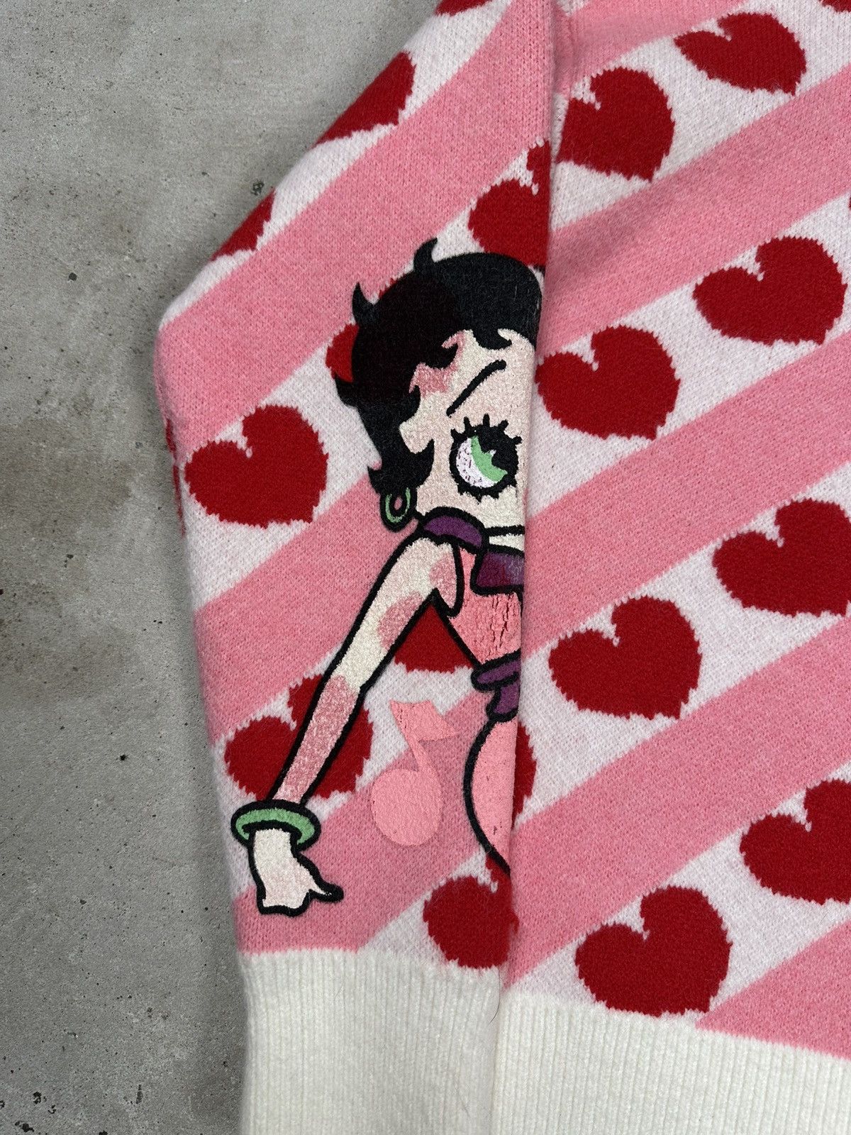 Cartoon Network × Vintage Vintage Y2K Betty Boop Cartoon Network Wool Sweater Size US L / EU 52-54 / 3 - 4 Thumbnail