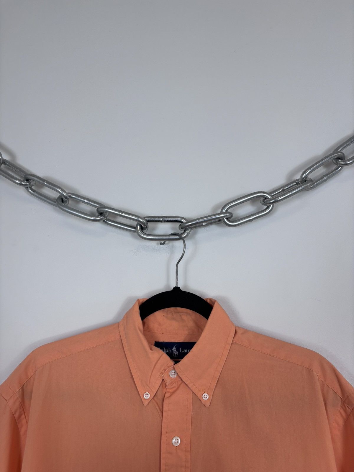 Ralph Lauren Ralph Lauren Vintage Men’s Blake Orange Short Sleeve Shirt Size US L / EU 52-54 / 3 - 3 Thumbnail