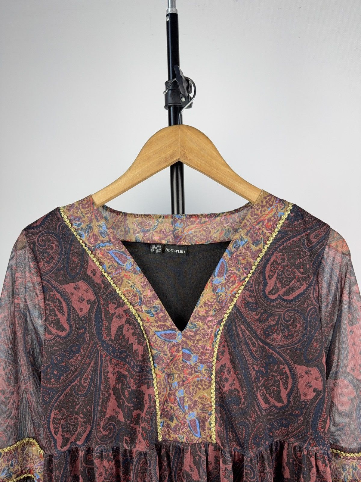 Other Bodyflirt Sheer Paisley Boho Mesh Dress – JPG Style Size M / US 6-8 / IT 42-44 - 2 Thumbnail
