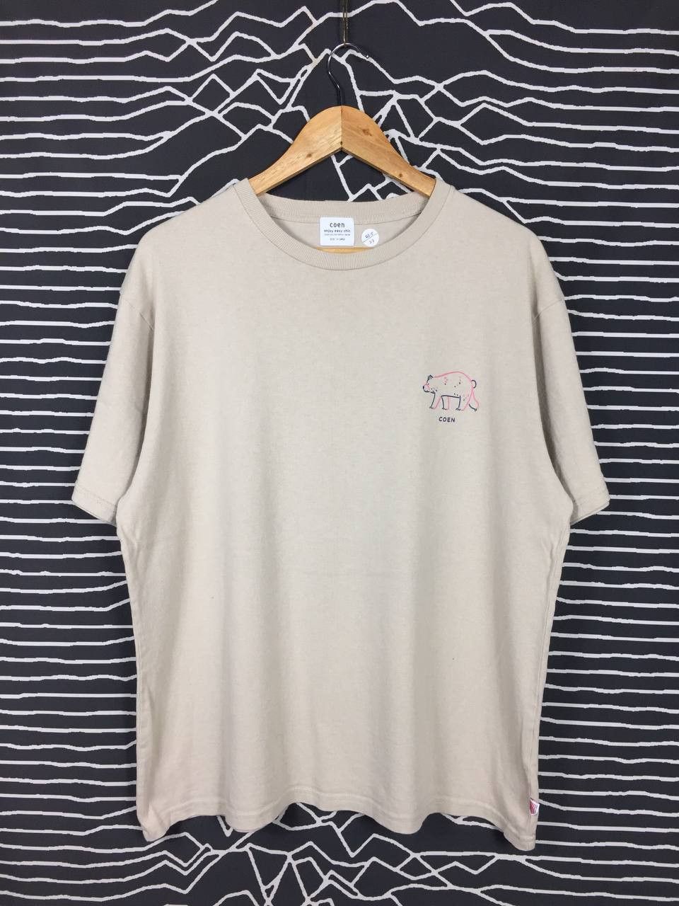 Japanese Brand × Vintage COEN Japanese Brand Enjoy Easy Chic USA Cotton Tee Size US XL / EU 56 / 4 - 2 Thumbnail