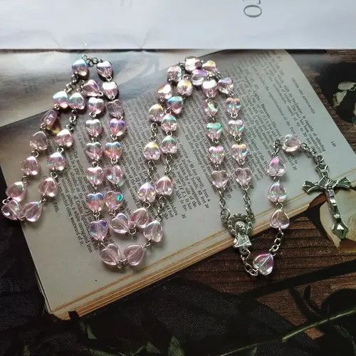 Jewelry Saint Benedict Rosary Necklace Chain Catholic Church Jesus Size ONE SIZE - 4 Thumbnail