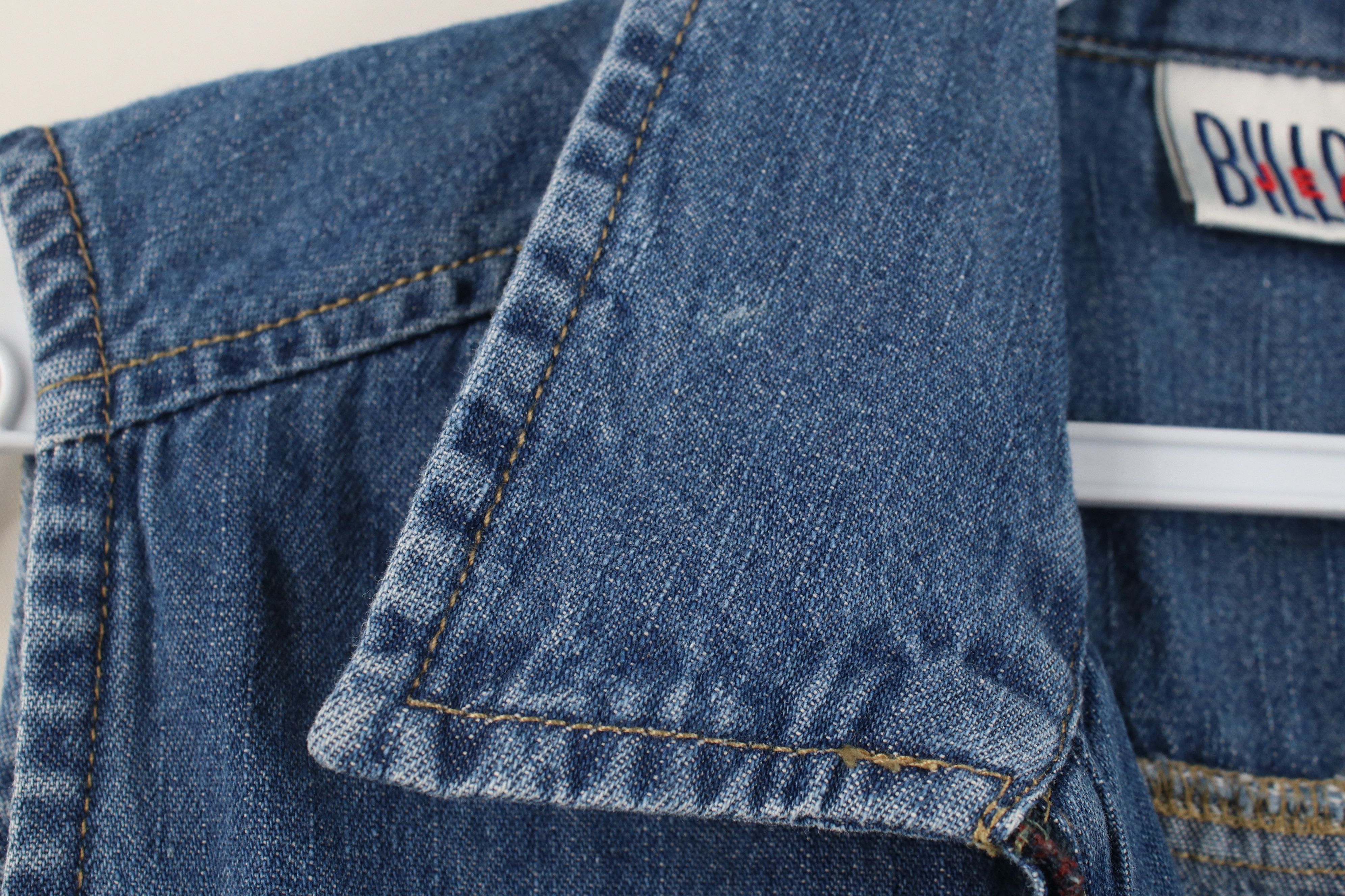 Vintage Vintage 90s Babydoll Full Zip Denim Jean Vest Jacket Size M / US 6-8 / IT 42-44 - 4 Thumbnail