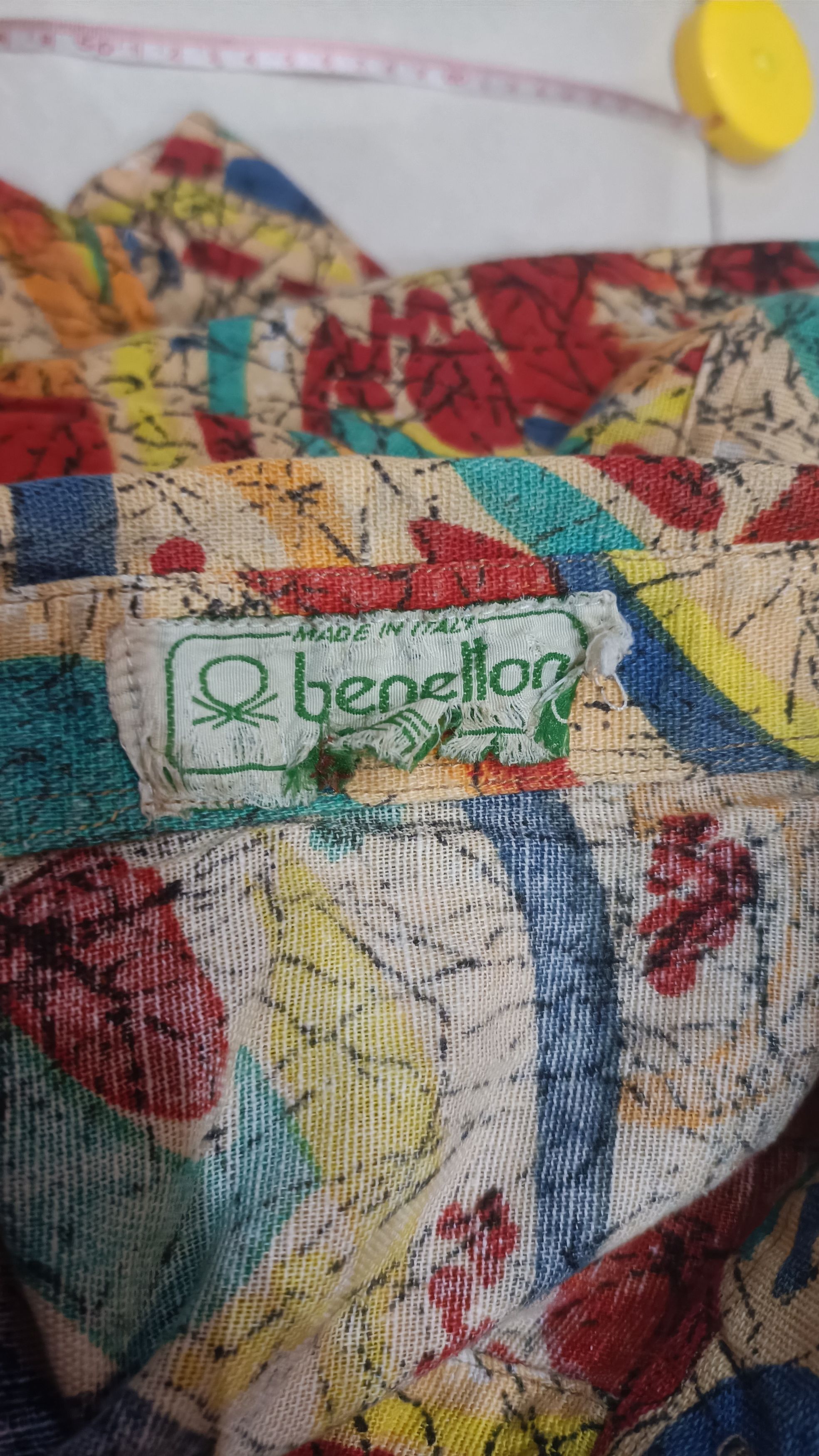 Benetton 80s Benetton crazy shirt Size US S / EU 44-46 / 1 - 2 Thumbnail