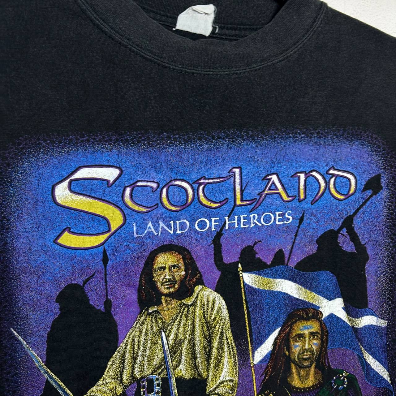 Vintage Vintage Scotland Land Of Heroes 90s Big logo tee Size US M / EU 48-50 / 2 - 3 Thumbnail