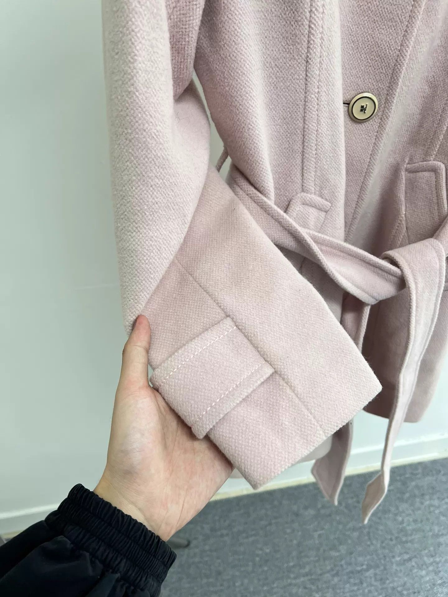 Courreges Courreges Pink Padded Shoulder Wool Coat 40 Size S / US 4 / IT 40 - 4 Thumbnail