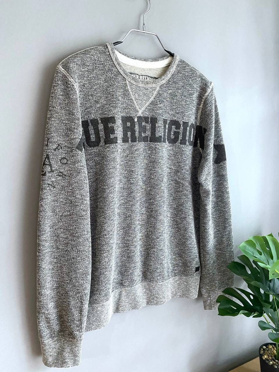 Japanese Brand × True Religion True Religion Big Logo Men’s Grey Sweatshirt, Size L Size US L / EU 52-54 / 3 - 2 Thumbnail