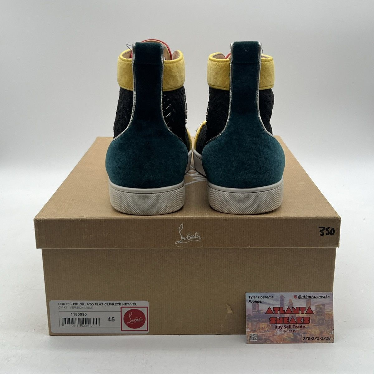 Louis Vuitton Christian Louboutin Orlato Multicolor High Size US 11 / EU 44 - 2 Thumbnail