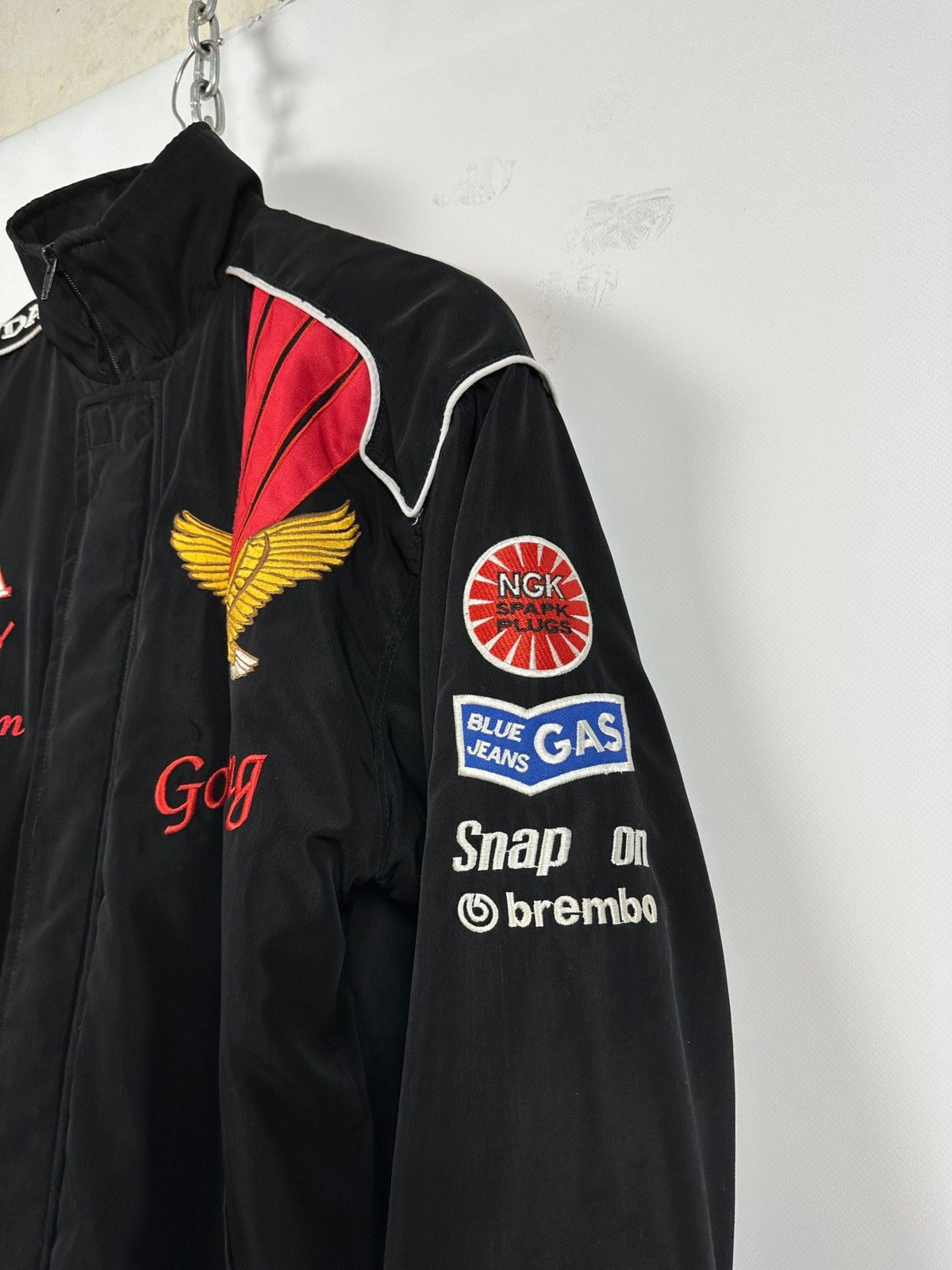 Honda Vintage Honda Gold Wing Racing F1 Snap On Jacket Size US M / EU 48-50 / 2 - 18 Thumbnail