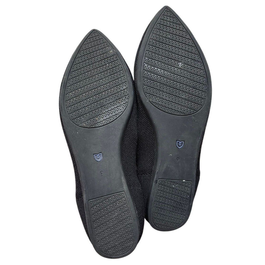 Rothy's Rothy’s “THE POINT” Black Knitted Pointed Toe Slip On Flats Size US 9 / IT 39 - 11 Thumbnail