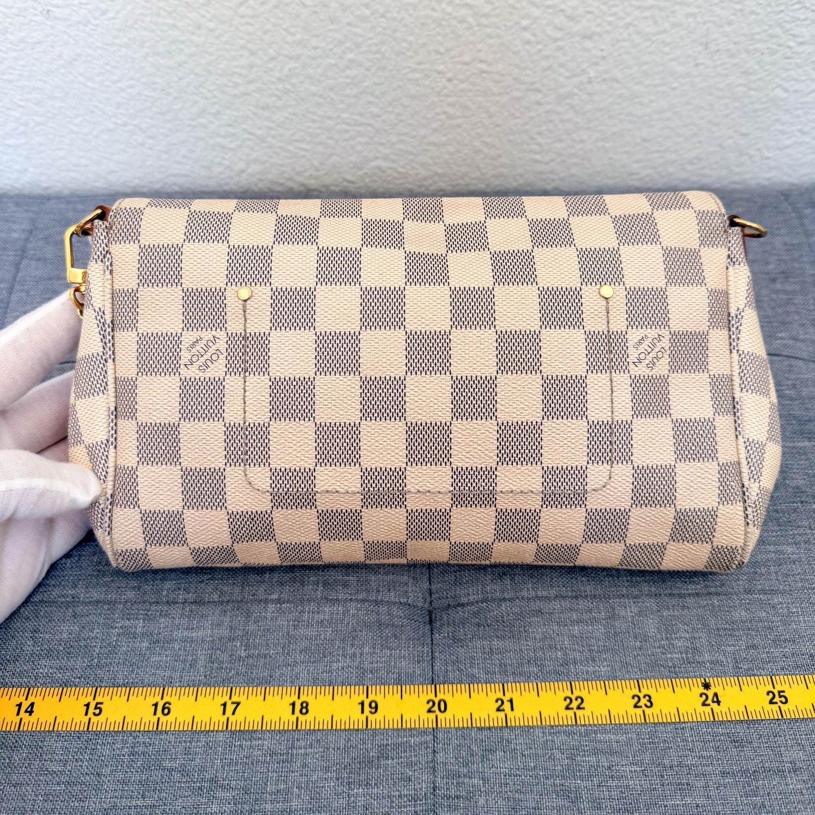 Louis Vuitton Authentic LV Damier Azur Favorite PM Crossbody Bag Size ONE SIZE - 3 Thumbnail