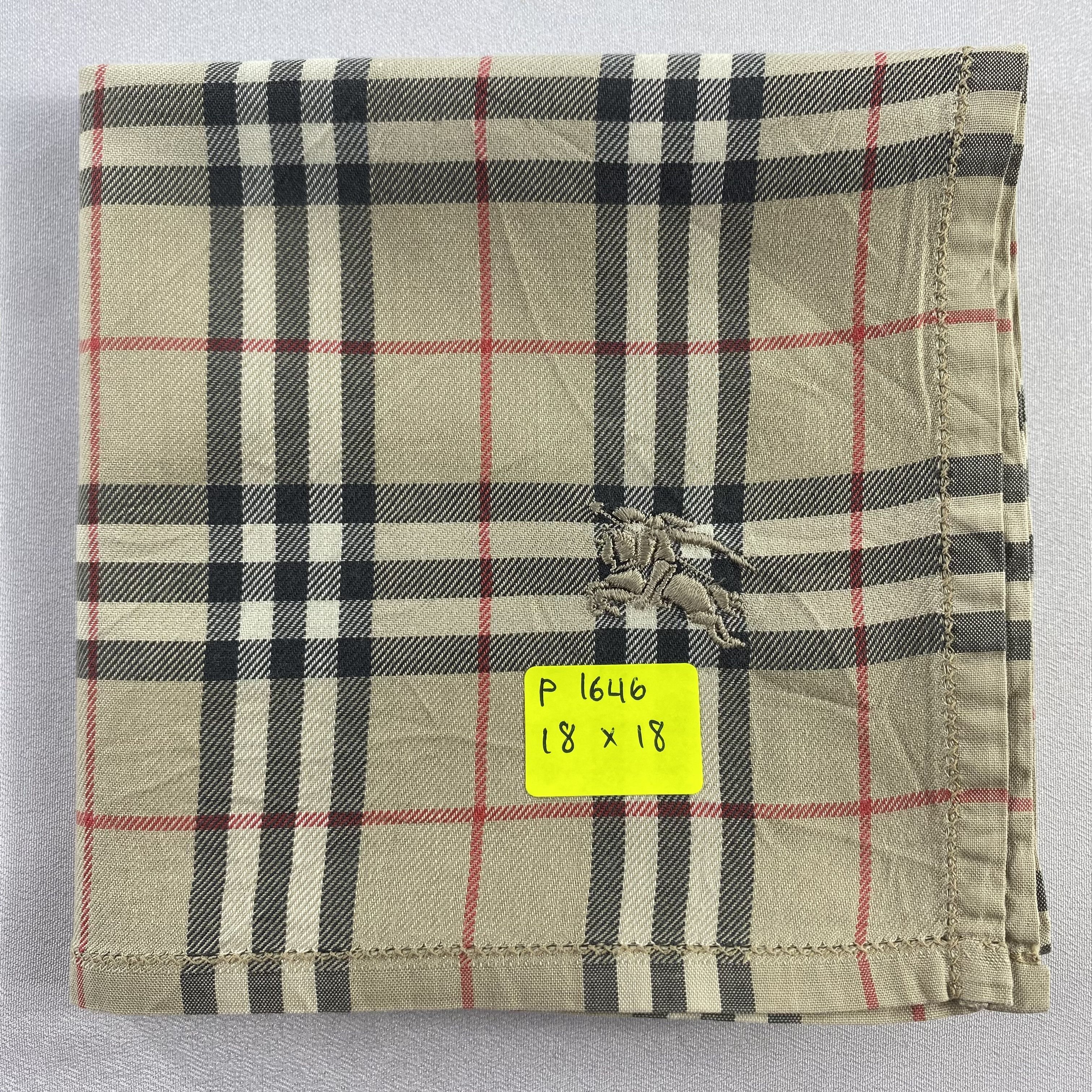 Burberry × Vintage Burberry Handkerchief / Neckerchief / Bandana-P1646 Size ONE SIZE - 5 Thumbnail