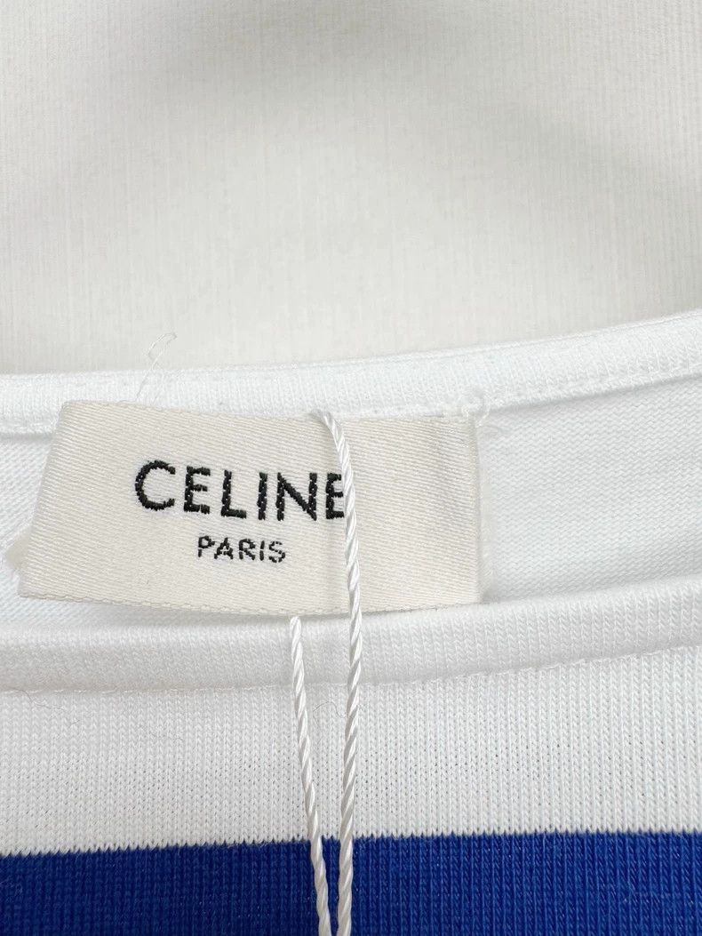 Celine Celine Striped Long Sleeve Top Size M Size M / US 6-8 / IT 42-44 - 2 Thumbnail