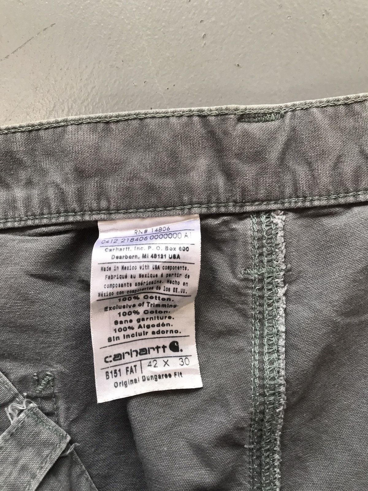 Vintage Carhartt b151 FAT carpenter denim