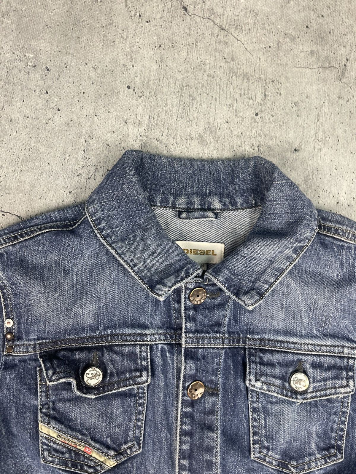 Diesel Diesel Vintage Y2K Washed Blue Denim Jeans Jacket Size M / US 6-8 / IT 42-44 - 5 Thumbnail