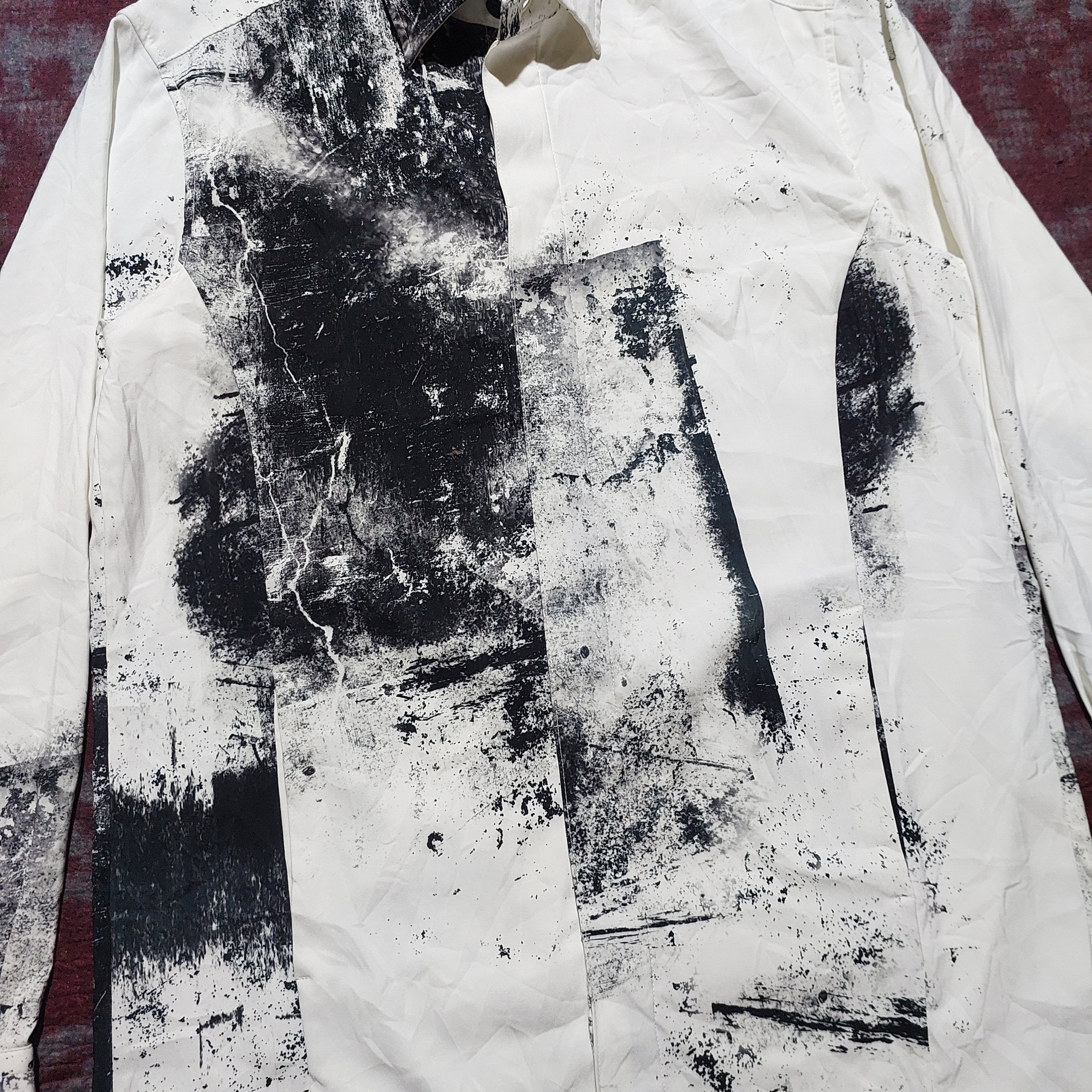 Shellac Shellac x Semantic Design monochrome long sleeve shirt Size US L / EU 52-54 / 3 - 3 Thumbnail