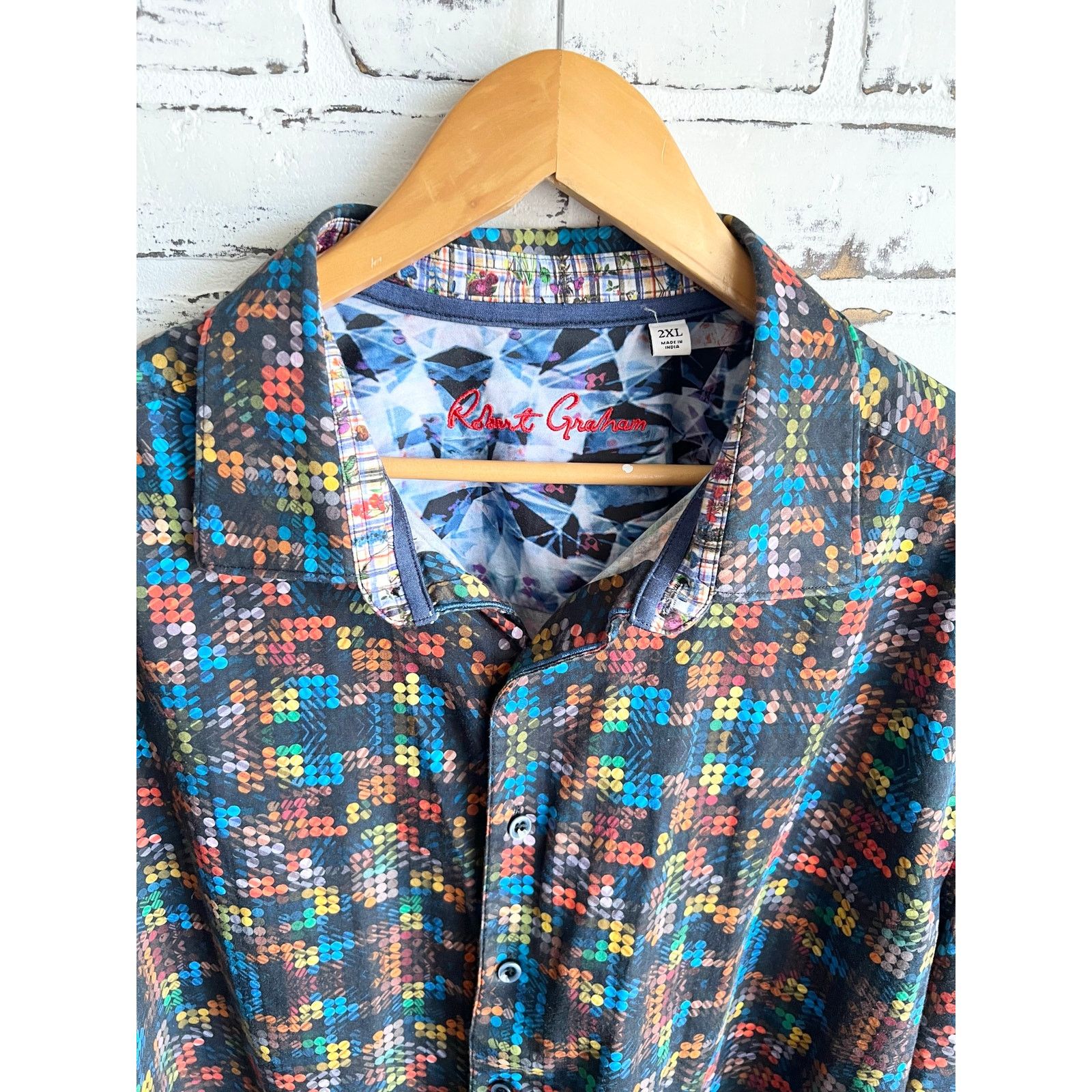 Robert Graham Robert Graham Multicolor Long Sleeve Button Up Shirt XXL Size US XXL / EU 58 / 5 - 3 Thumbnail