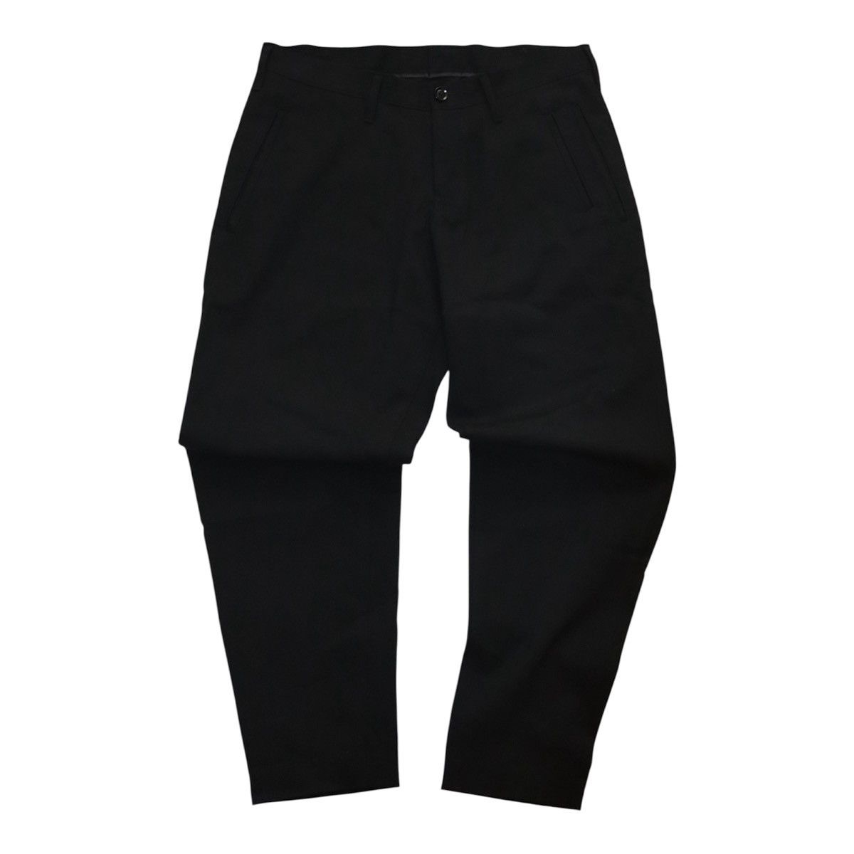 Yohji Yamamoto Yohji Yamamoto Pour Homme AW18 Runway Gabardine Wool Pants Size US 33 - 2 Thumbnail