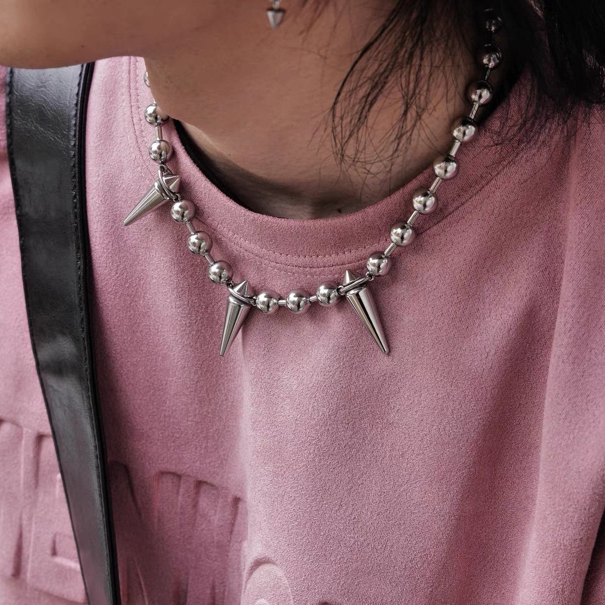 Japanese Brand × Vintage Retro punk necklace Size ONE SIZE - 1 Thumbnail