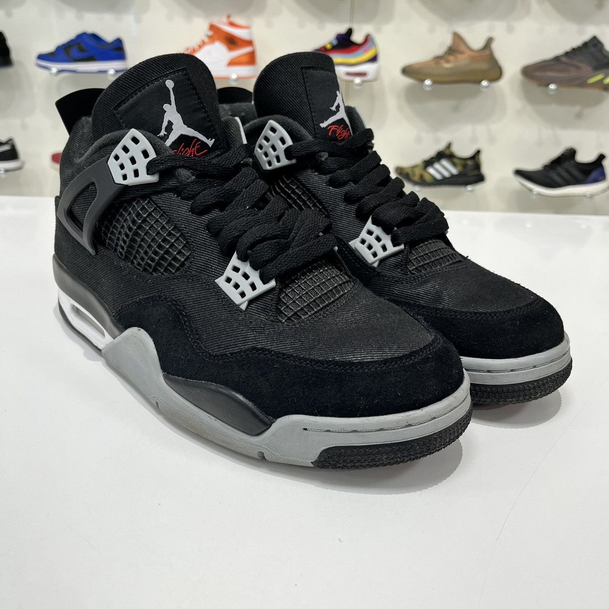 Nike Air Jordan 4 Retro SE Black Canvas Size US 10.5 / EU 43-44 - 7 Thumbnail