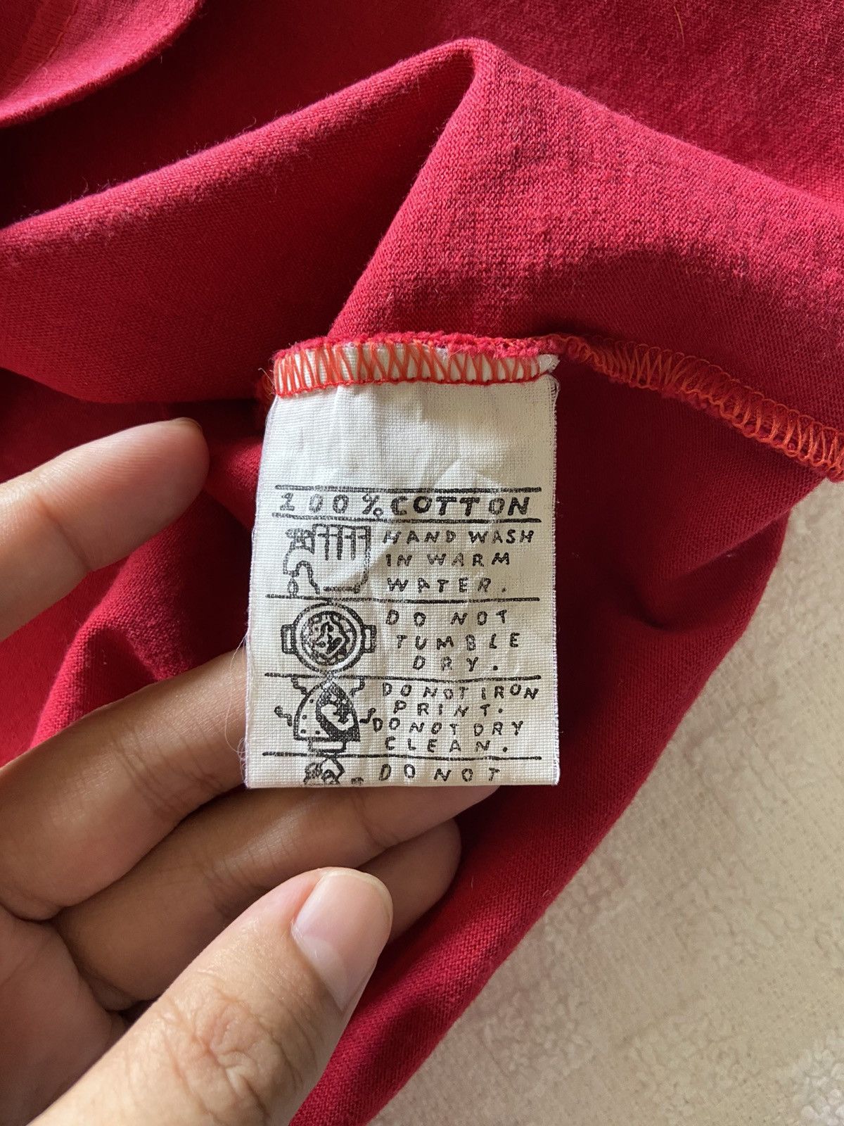 Mambo × Vintage Mambo S/S Raglan T-Shirt ( Made In Australia )( 1995 ) Size US L / EU 52-54 / 3 - 8 Thumbnail
