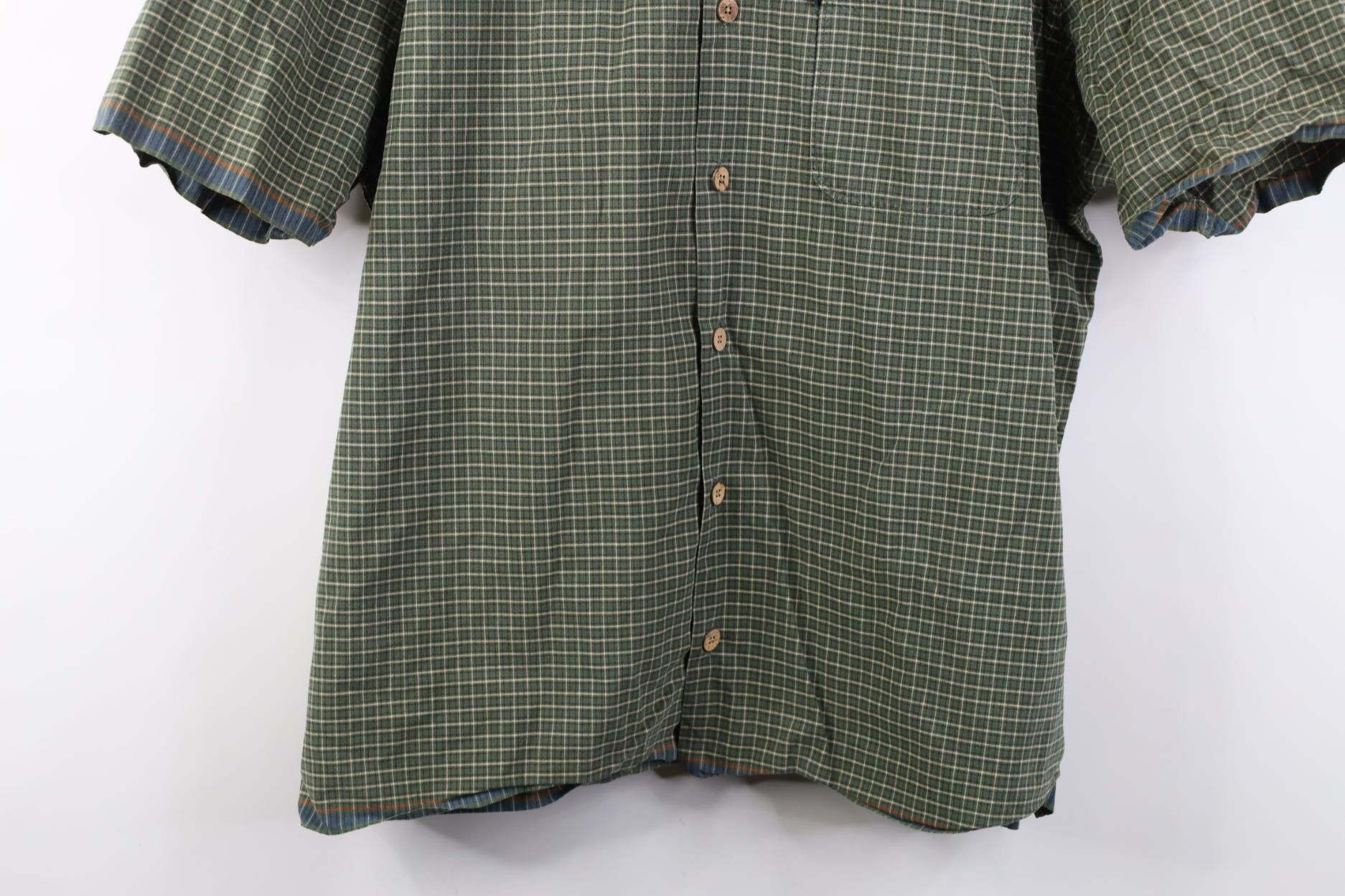 Abercrombie & Fitch Vintage 90s Abercrombie & Fitch Short Sleeve Collared Shirt Size US XL / EU 56 / 4 - 3 Thumbnail