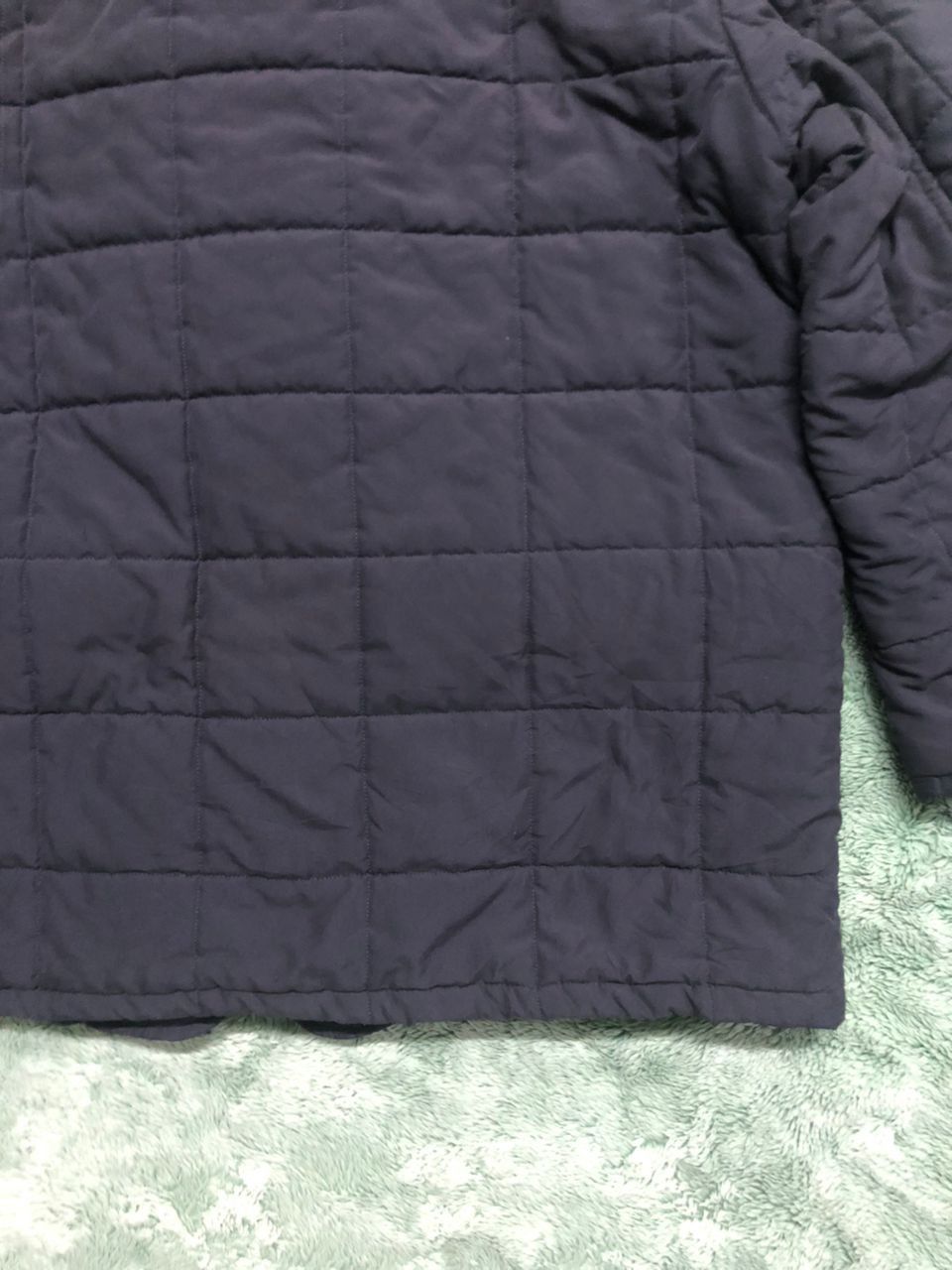 Vintage Vintage Ital Style Quilted Down Coat Jacket Leather Collar Size US XL / EU 56 / 4 - 10 Thumbnail