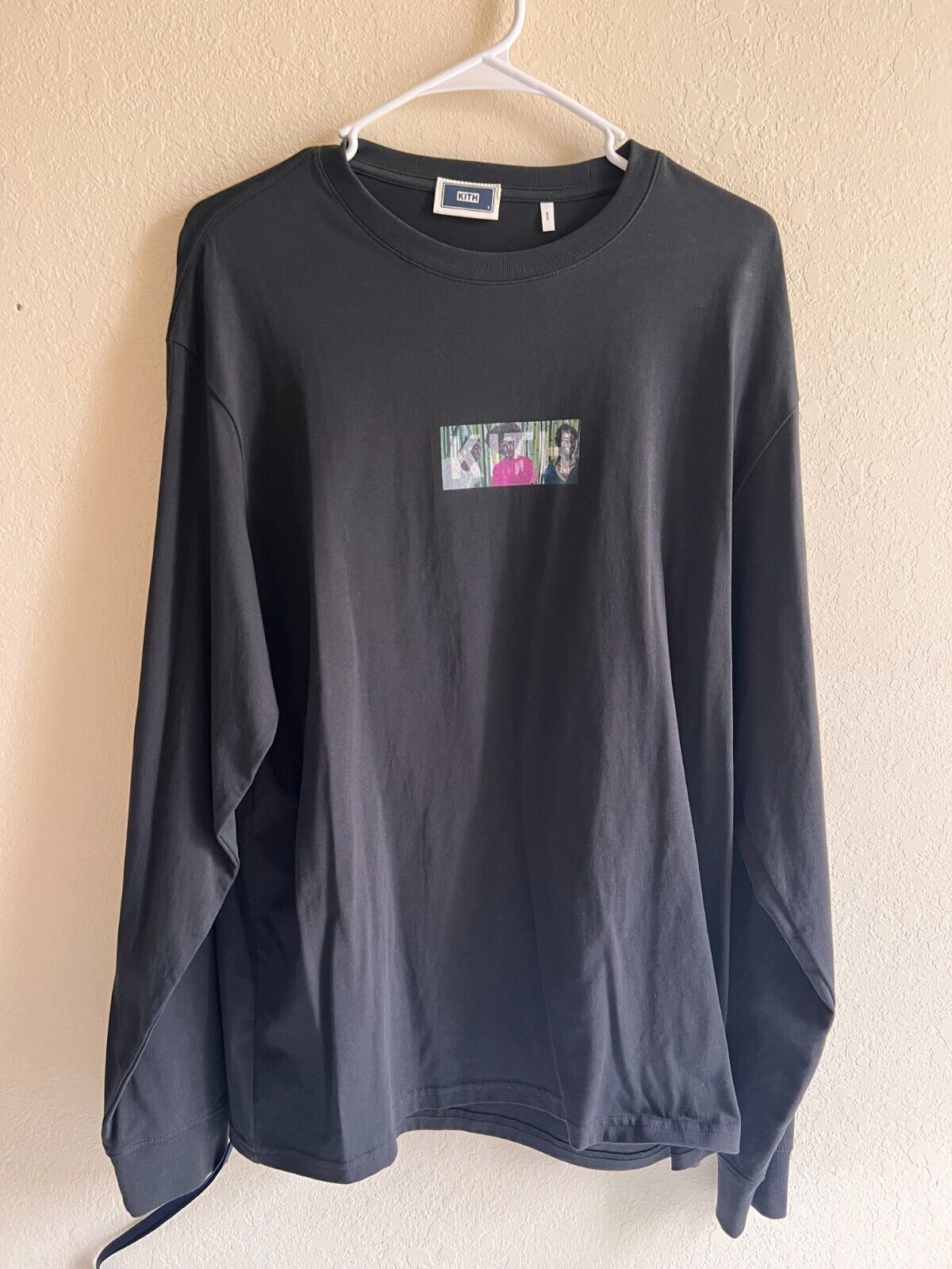 Kith Kith Marcus Brutus Classic Logo L/S Tee BHM Long T Black L Size US S / EU 44-46 / 1 - 1 Thumbnail