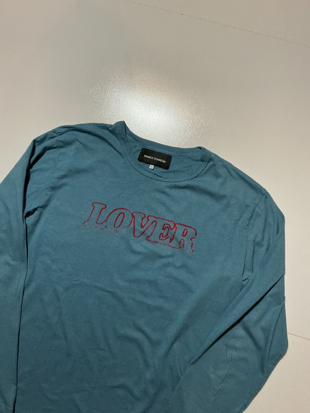 BIANCA CHANDON Bianca Chandon Lover Long Sleeve In Riverside Blue T-Shirt Size US L / EU 52-54 / 3 - 3 Thumbnail
