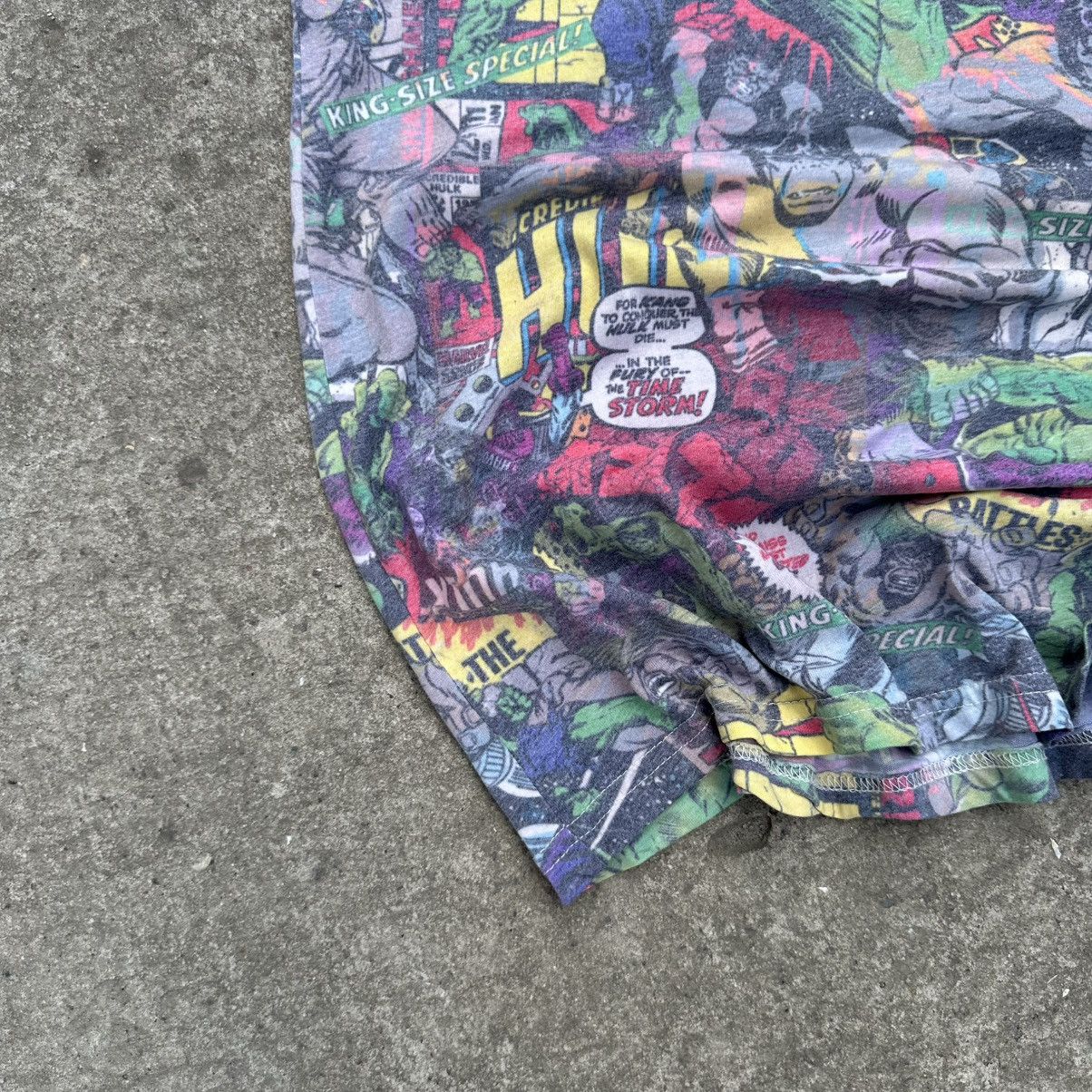 Marvel Comics Vintage Japanese Style Marvel Comics Overprinted Y2K 00s Size US M / EU 48-50 / 2 - 5 Thumbnail