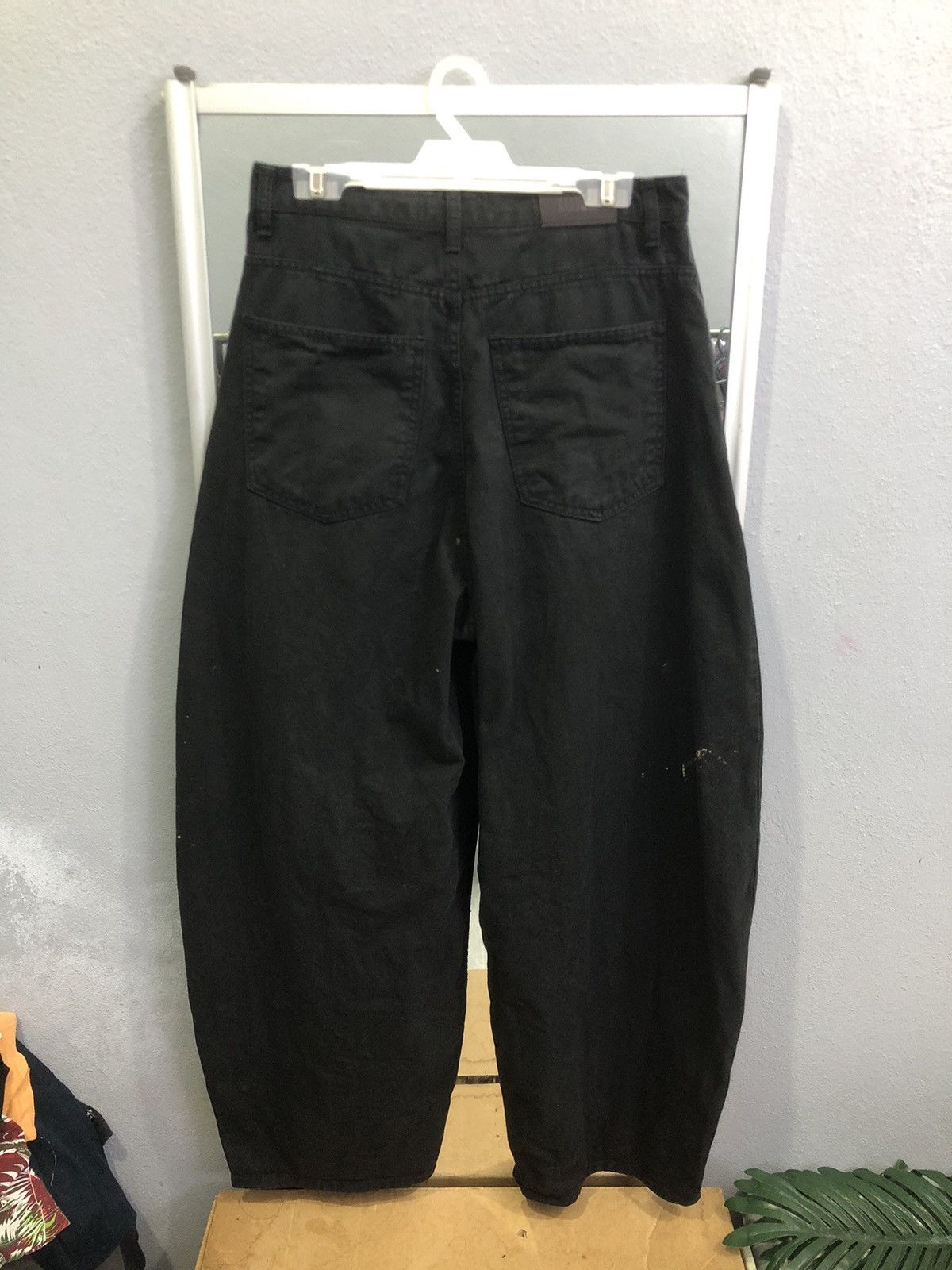 Yohji Yamamoto 1ONE Balloon Jeans Seoul Archive Avant-Garde Denim Size US 30 / EU 46 - 4 Thumbnail