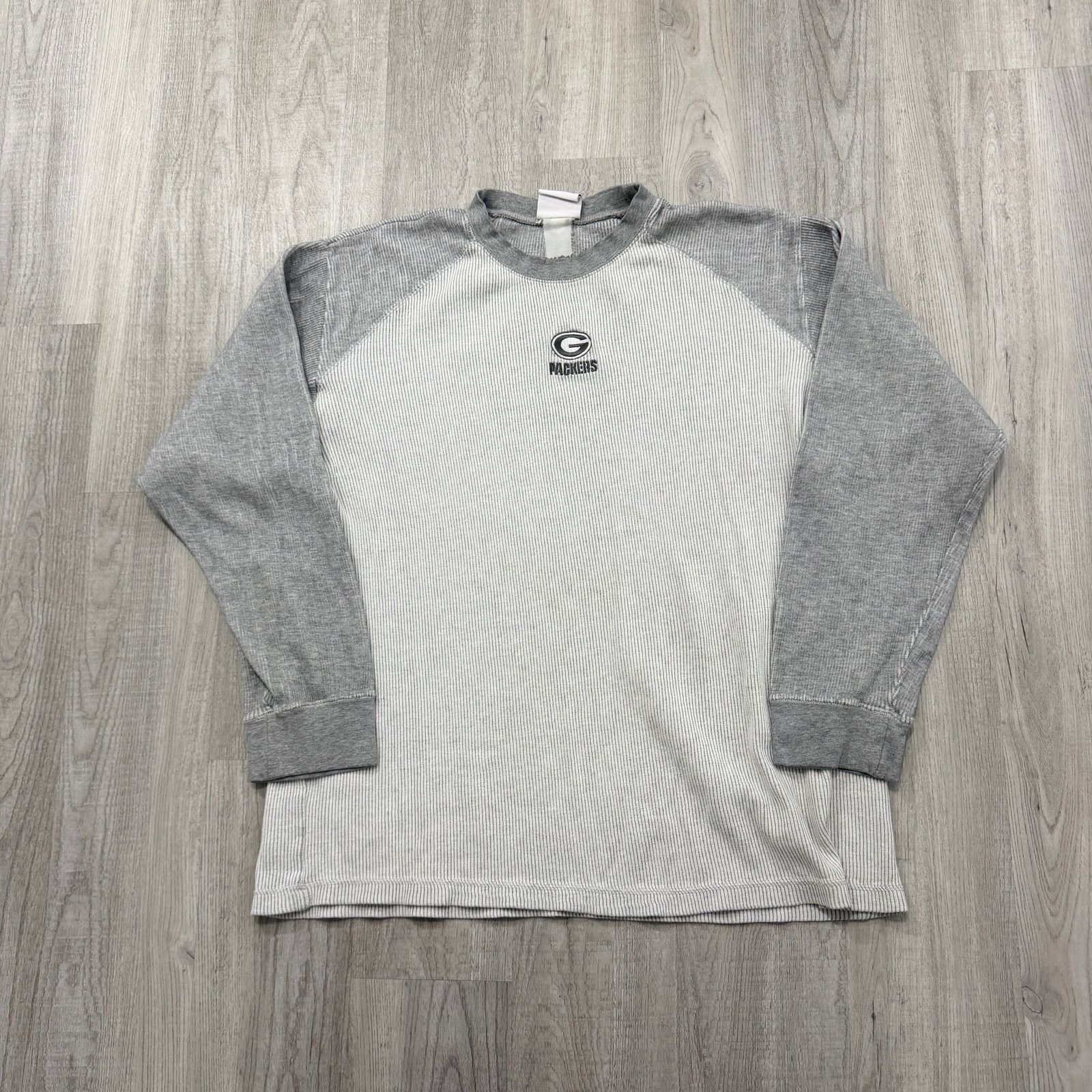 Vintage Vintage Green Bay Packers Thermal Shirt Men's XL Gray 90s Size US XL / EU 56 / 4 - 1 Thumbnail