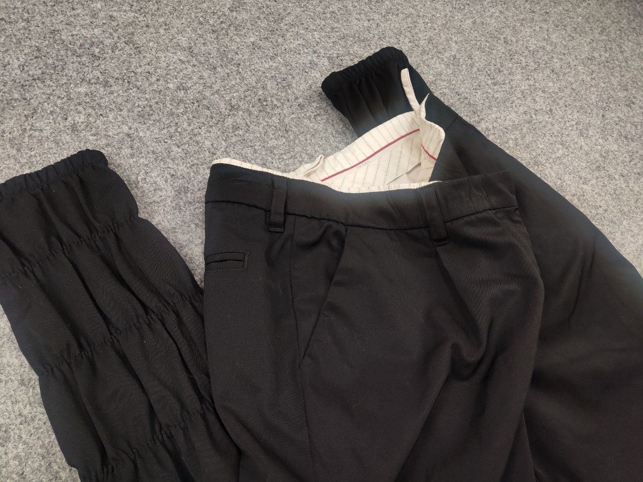Prada Archive Vintage 00's Prada Wool drawstrings Trouser Pants Size 30" / US 8 / IT 44 - 13 Thumbnail