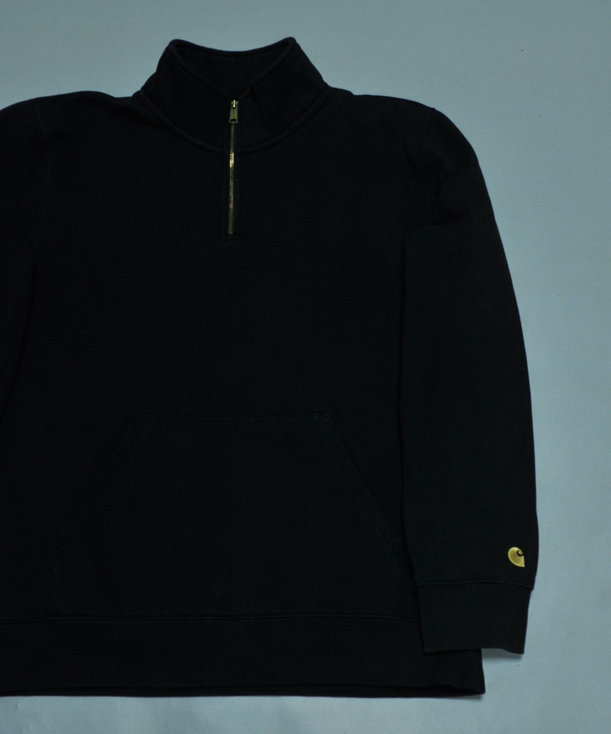 Carhartt Carhartt WIP Chase Neck Zip Sweat Black Size US L / EU 52-54 / 3 - 3 Thumbnail