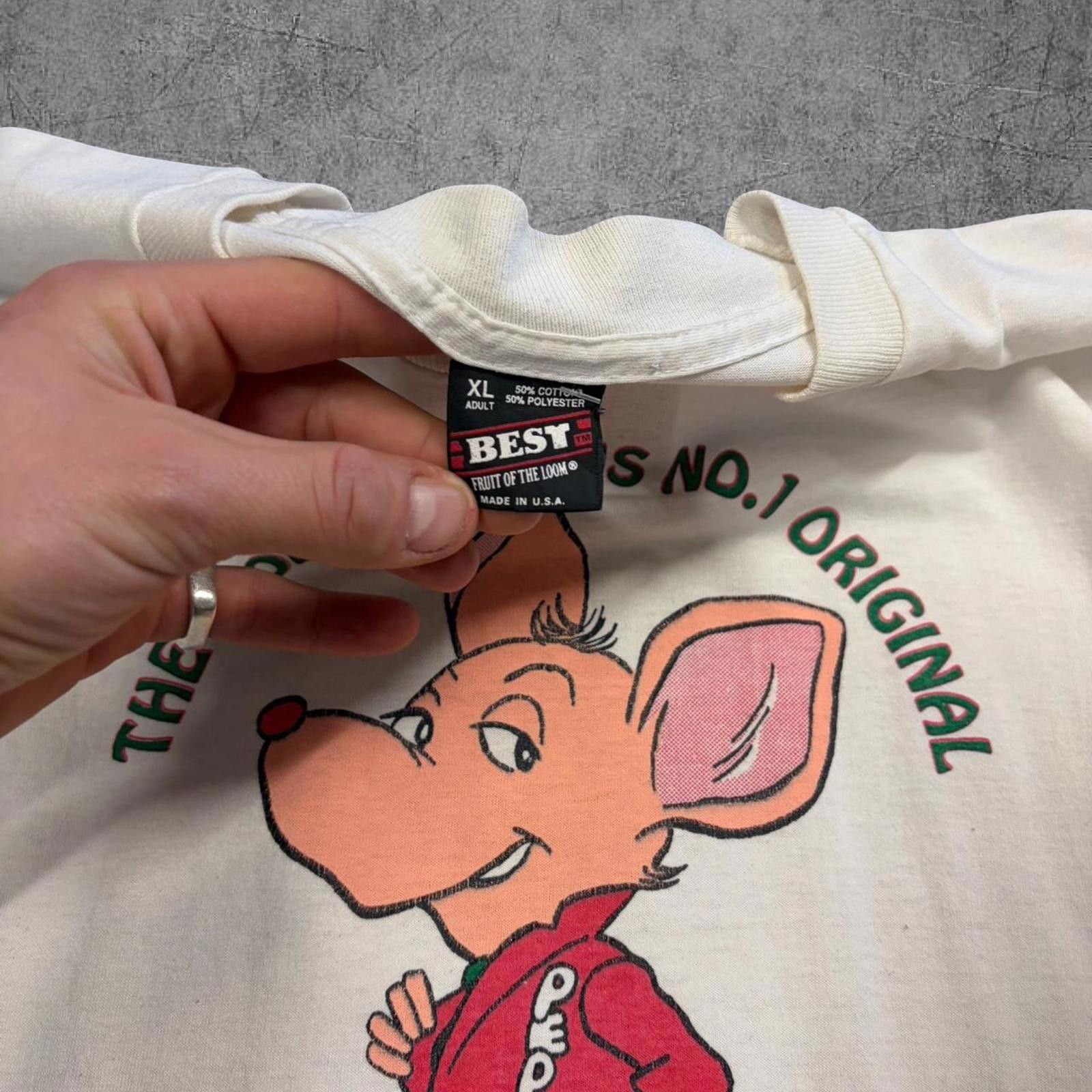 Vintage 1987 Pepino The Italian Mouse Tee Size US XL / EU 56 / 4 - 5 Thumbnail