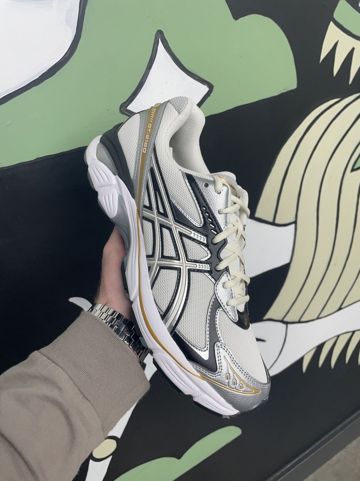 image of Asics Gt-2160 Shoes in White, Men's (Size 11.5)