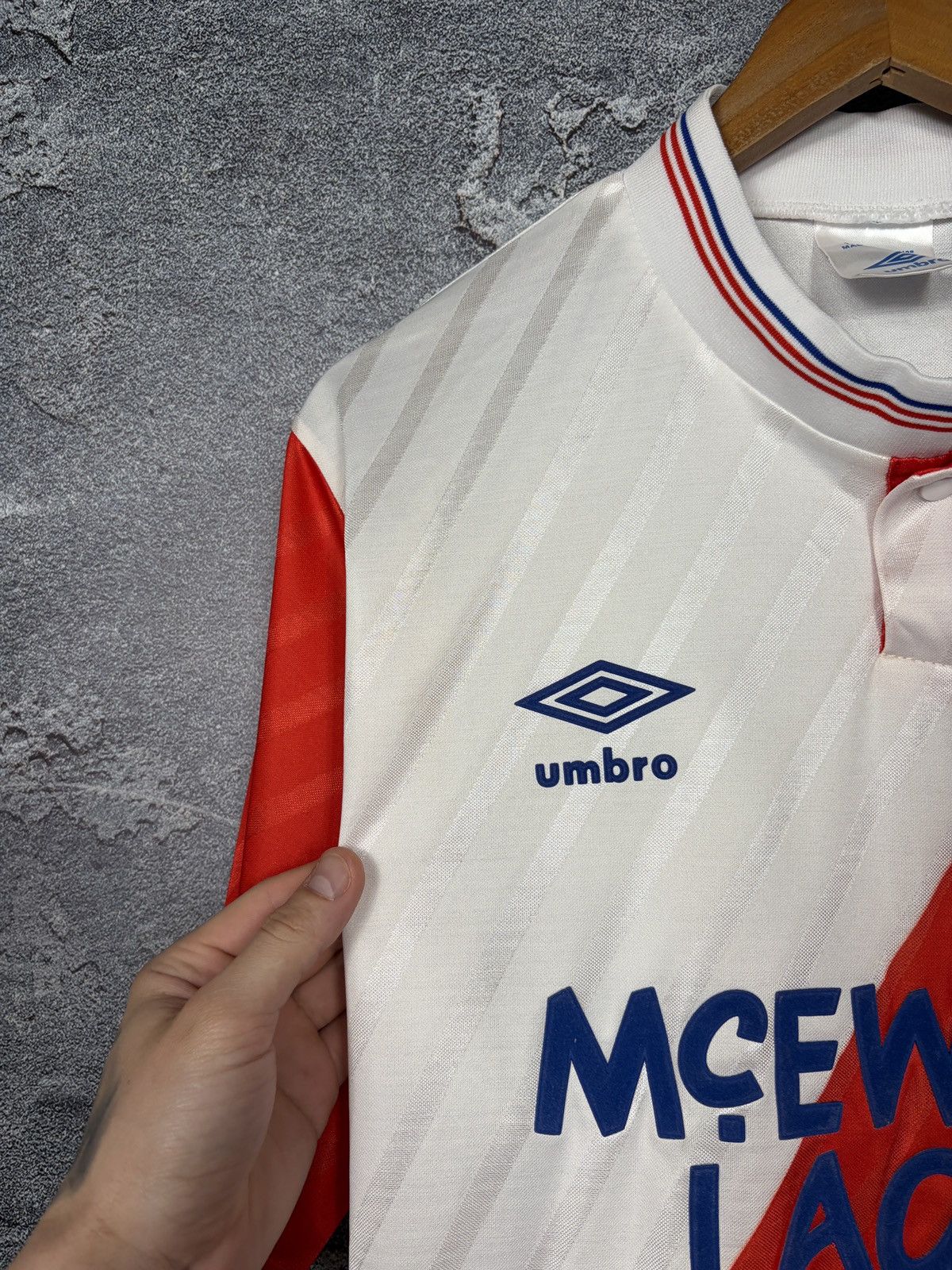 Umbro Vintage Umbro Glasgow Rangers 1987/88 Away T-shirt Jersey Size US L / EU 52-54 / 3 - 3 Thumbnail