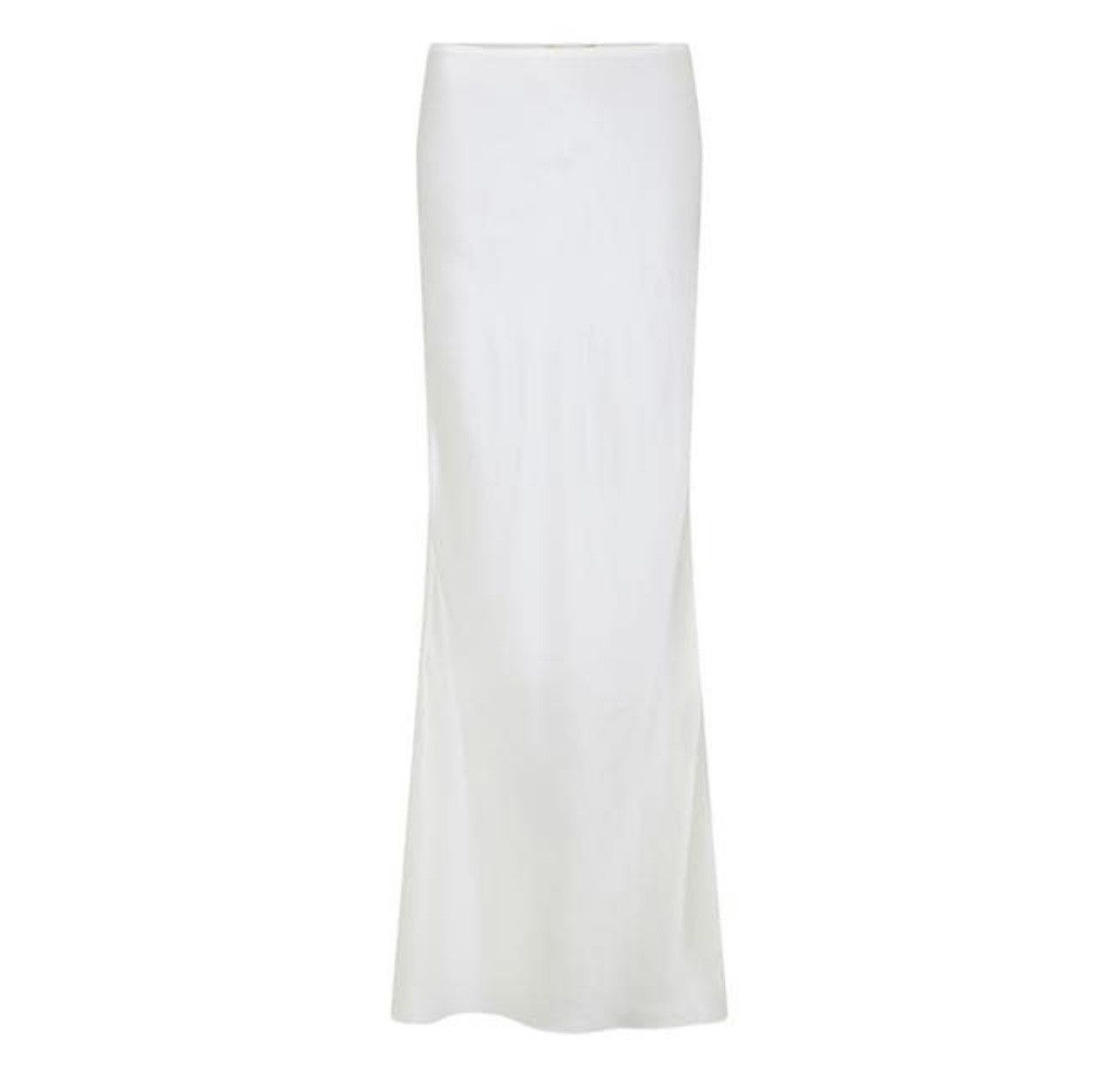 Saint Laurent Long Satin Skirt