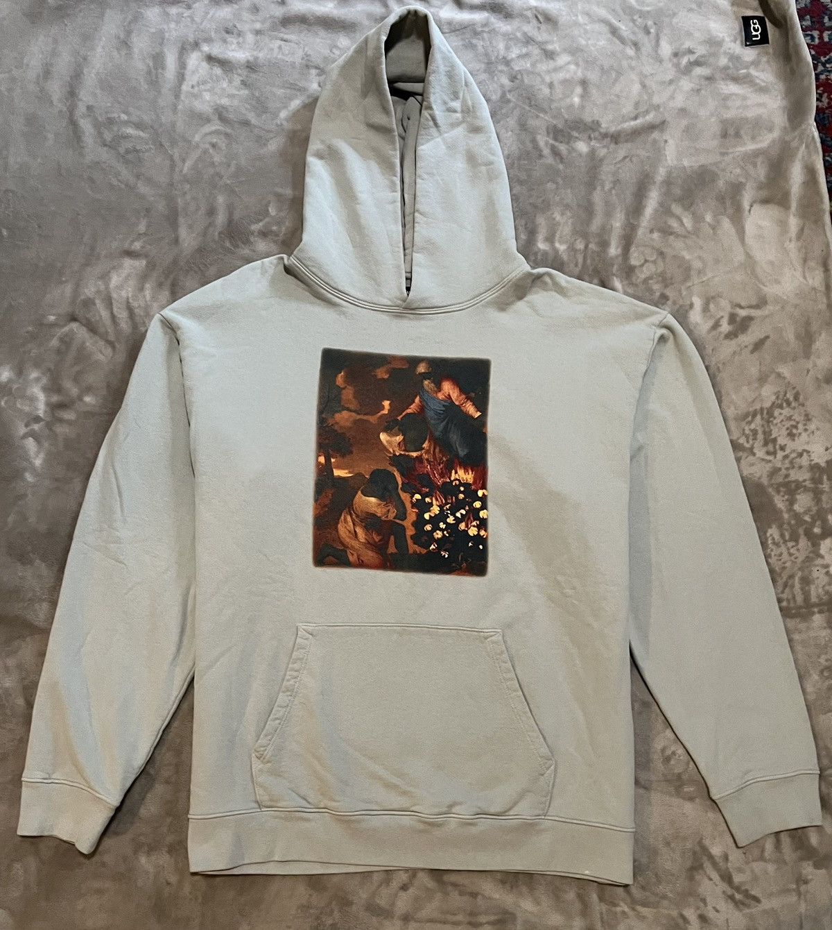 image of Denim Tears Graphic Hoodie in No Colour, Men's (Size 2XL)