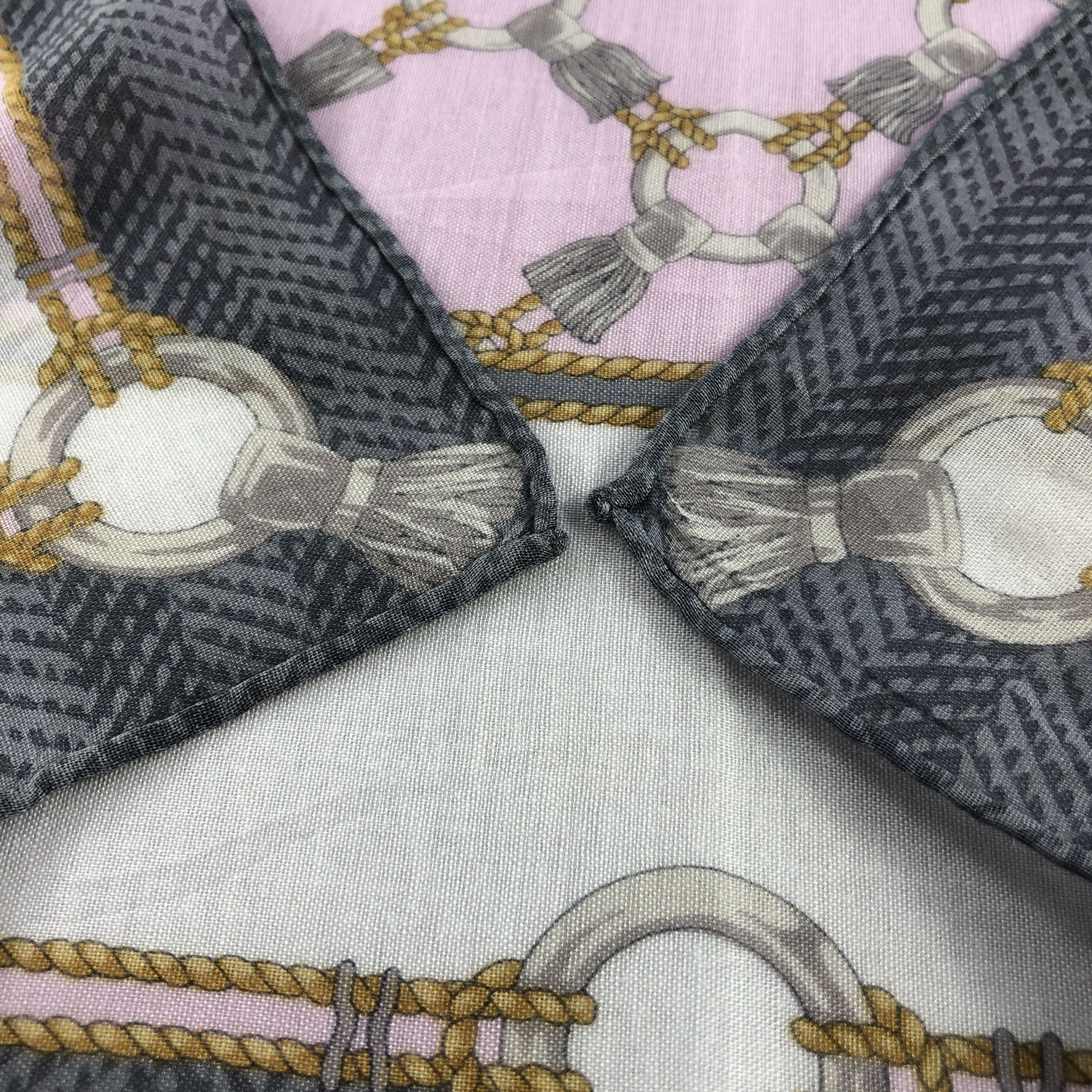 Aquascutum Aquascutum Handkerchief Neckerchief Bandana H2558 Size ONE SIZE - 4 Thumbnail