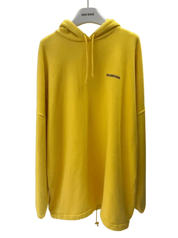 Balenciaga Balenciaga Yellow Long Sleeve Hoodie for Women 0079 Size S / US 4 / IT 40 - 1 Thumbnail