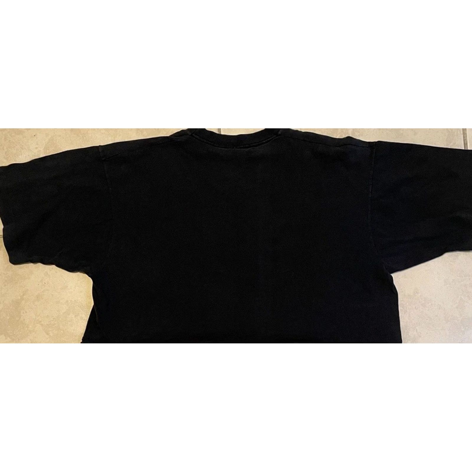 Vintage VINTAGE Downtown Bakery & Creamery Faded Boxy Crop Shirt - Healdsburg - 80s - 90s - Black - Cropped - Womens - One Size - Single Stitch Size ONE SIZE - 7 Thumbnail
