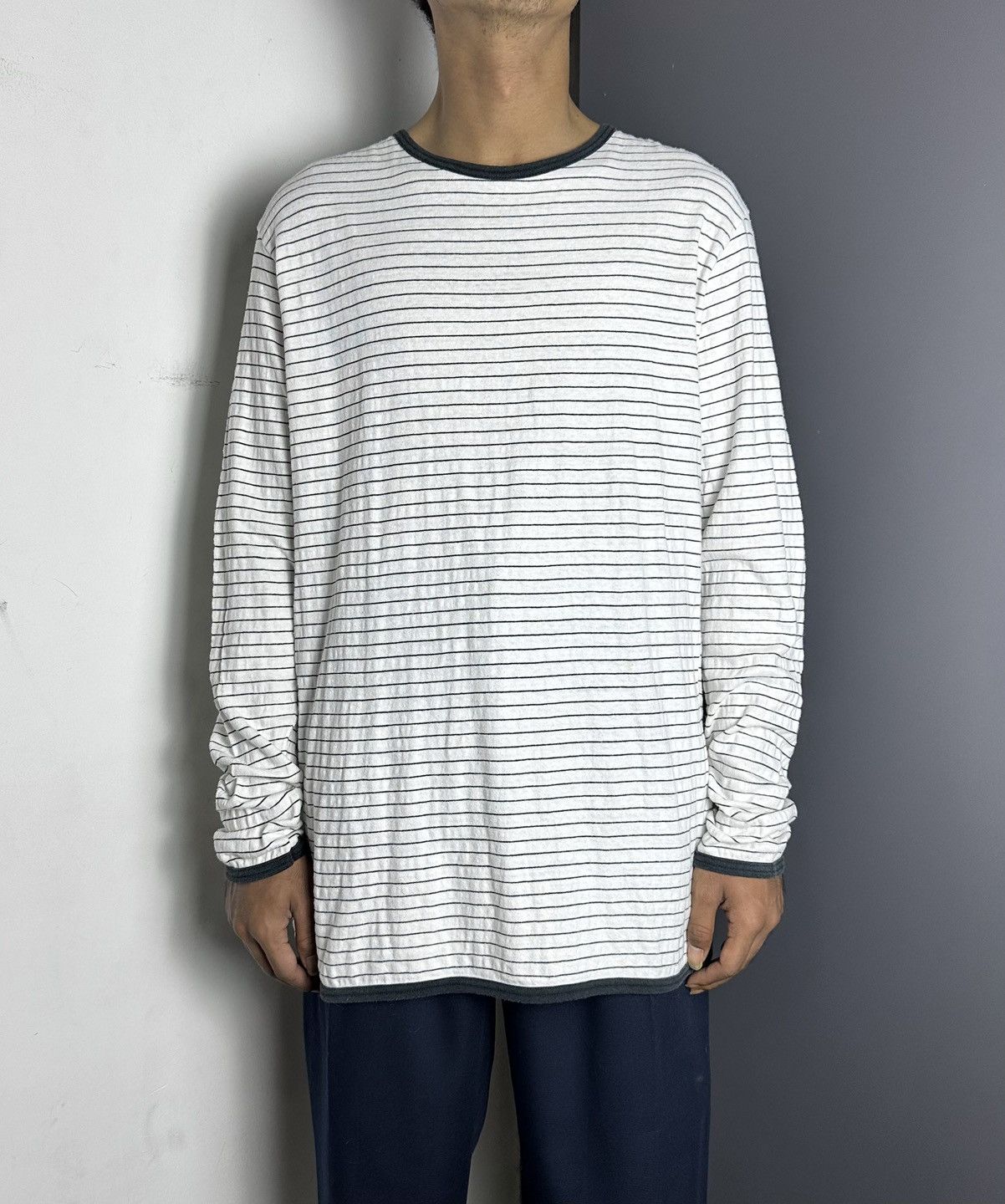 Vintage Y’s for men Yohji Yamamoto Stripe LongSleeve Tee