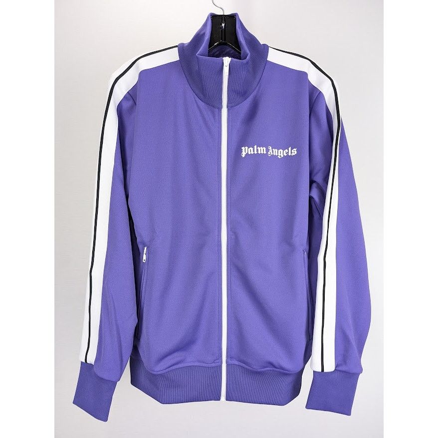 Palm Angels o1rshd1 Q:3 / Classic Track Jacket in Purple/White Size US M / EU 48-50 / 2 - 2 Thumbnail