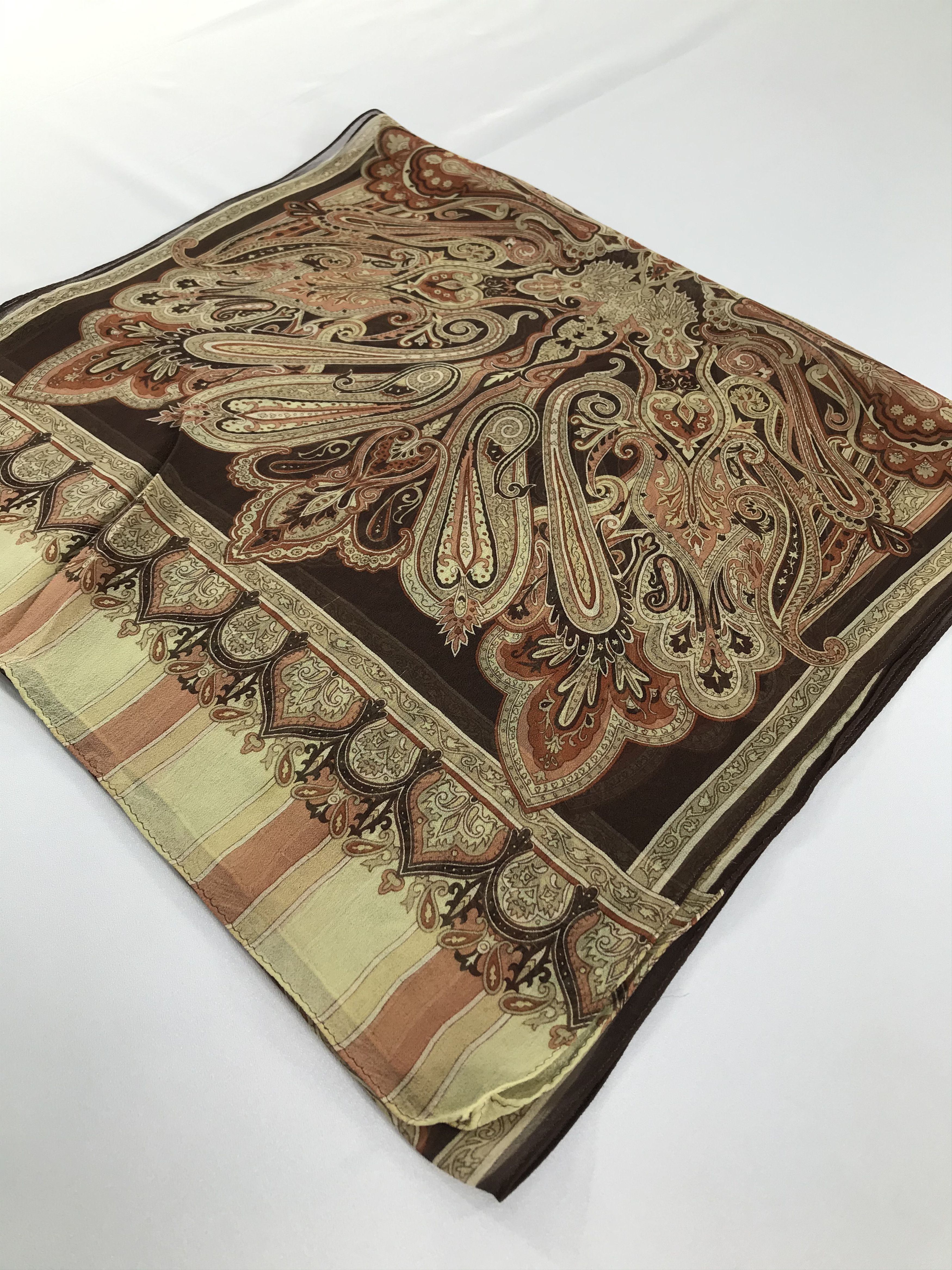 Vintage Vintage Silk Scarf Size ONE SIZE - 3 Thumbnail