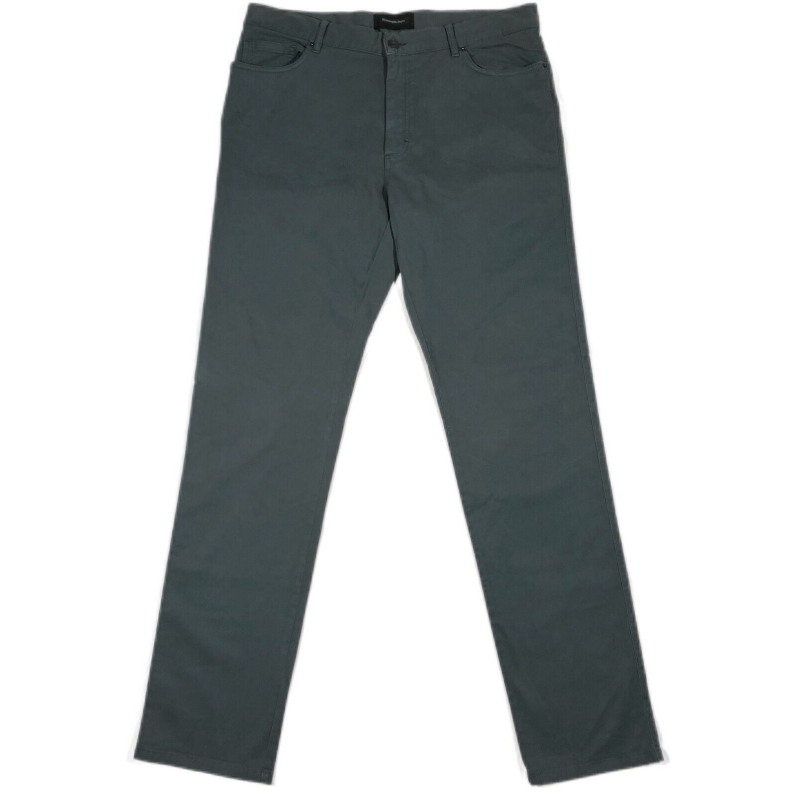 Ermenegildo Zegna Ermenegildo Zegna Gray Chino Casual Pants Size 38 Size US 38 / EU 54 - 1 Thumbnail