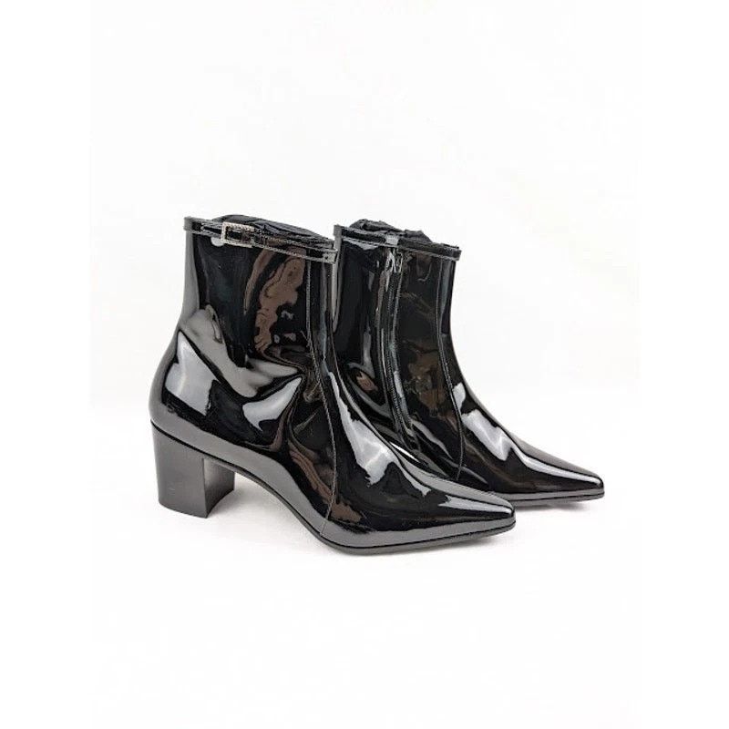Saint Laurent Paris o1rshd1 Q:2 / Arsun 70 Zipped Boots in Nero Size US 8 / EU 41 - 10 Thumbnail