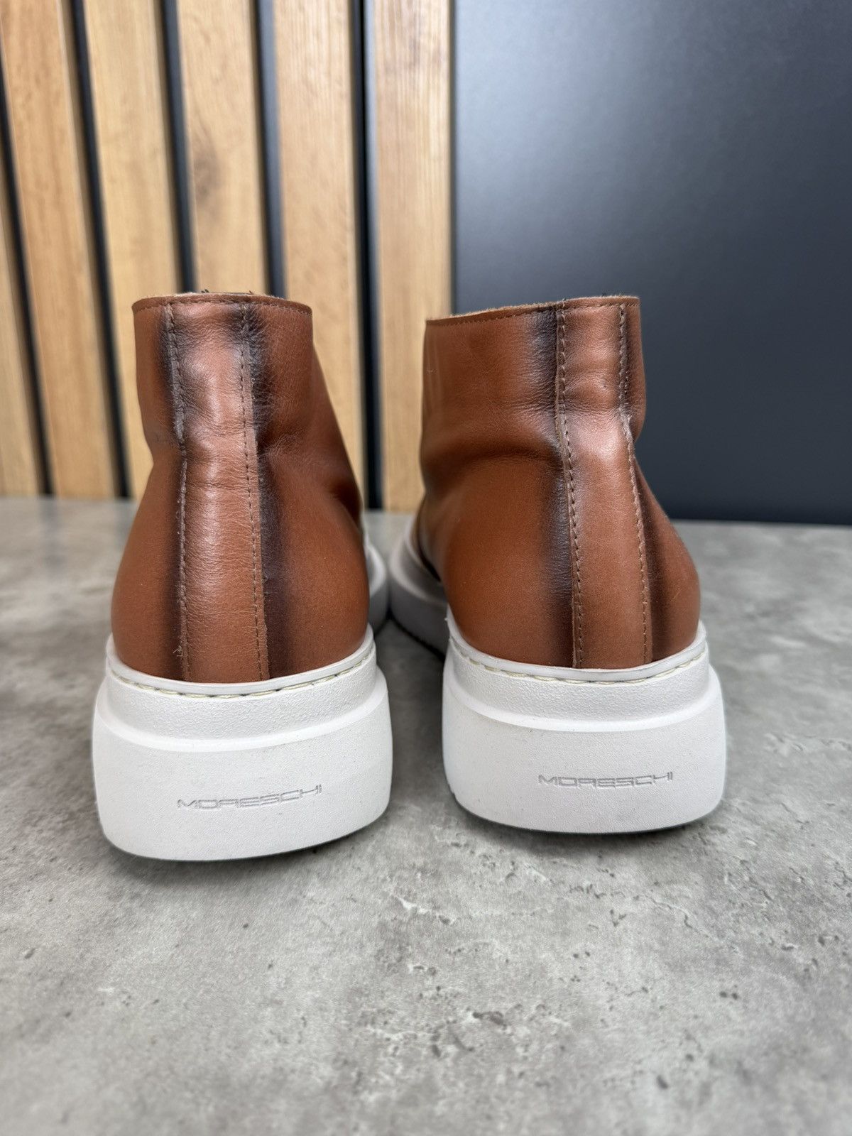 Moreschi Moreschi Leather Desert Boots Brown Size 41 Size US 8 / EU 41 - 5 Thumbnail